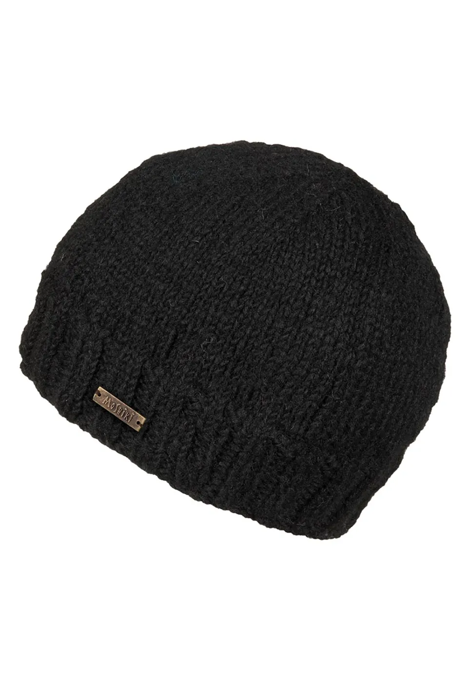 moshiki-candy-tansen-strickbeanie-wolle-schwarz image 1