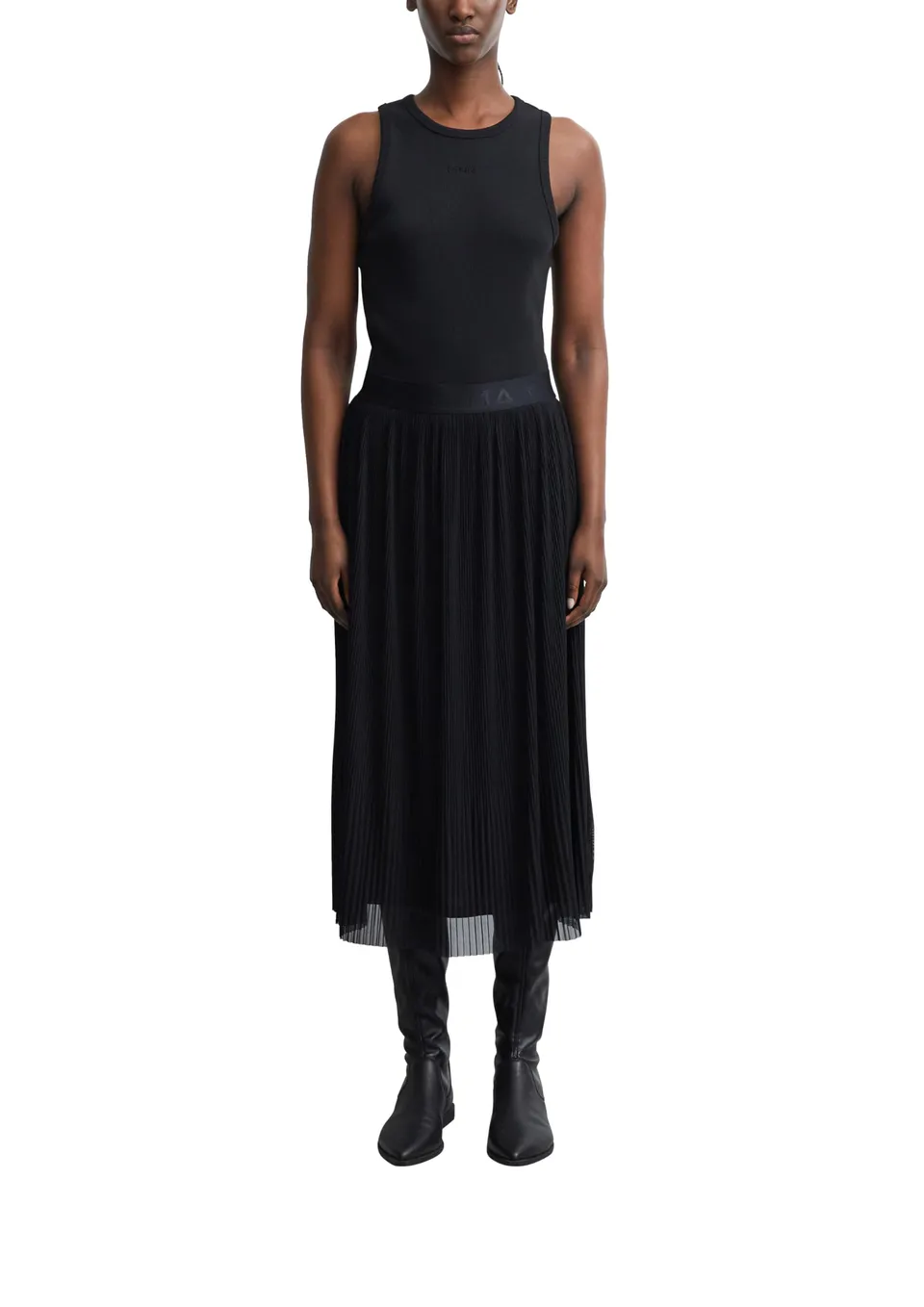 comma-rock-plissee-mesh-midi-gr-38-a-shape image 1