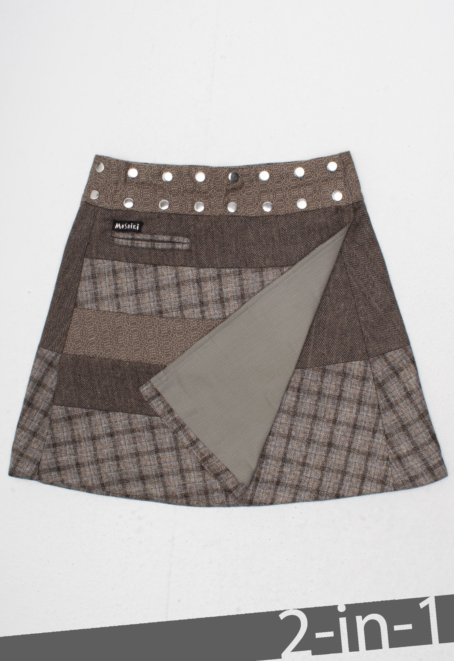 moshiki-hot-cookie-30-wickelrock-tweed-48-cm-wendbar-4 image 1