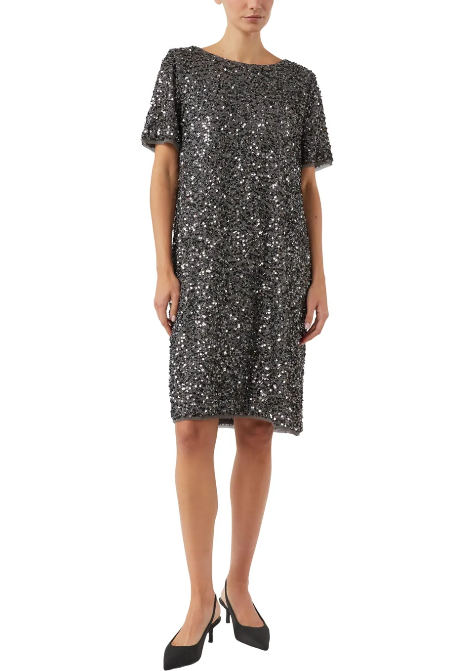 comma-paillettenkleid-kurz-allover-gr-e-36-glitzer image 1