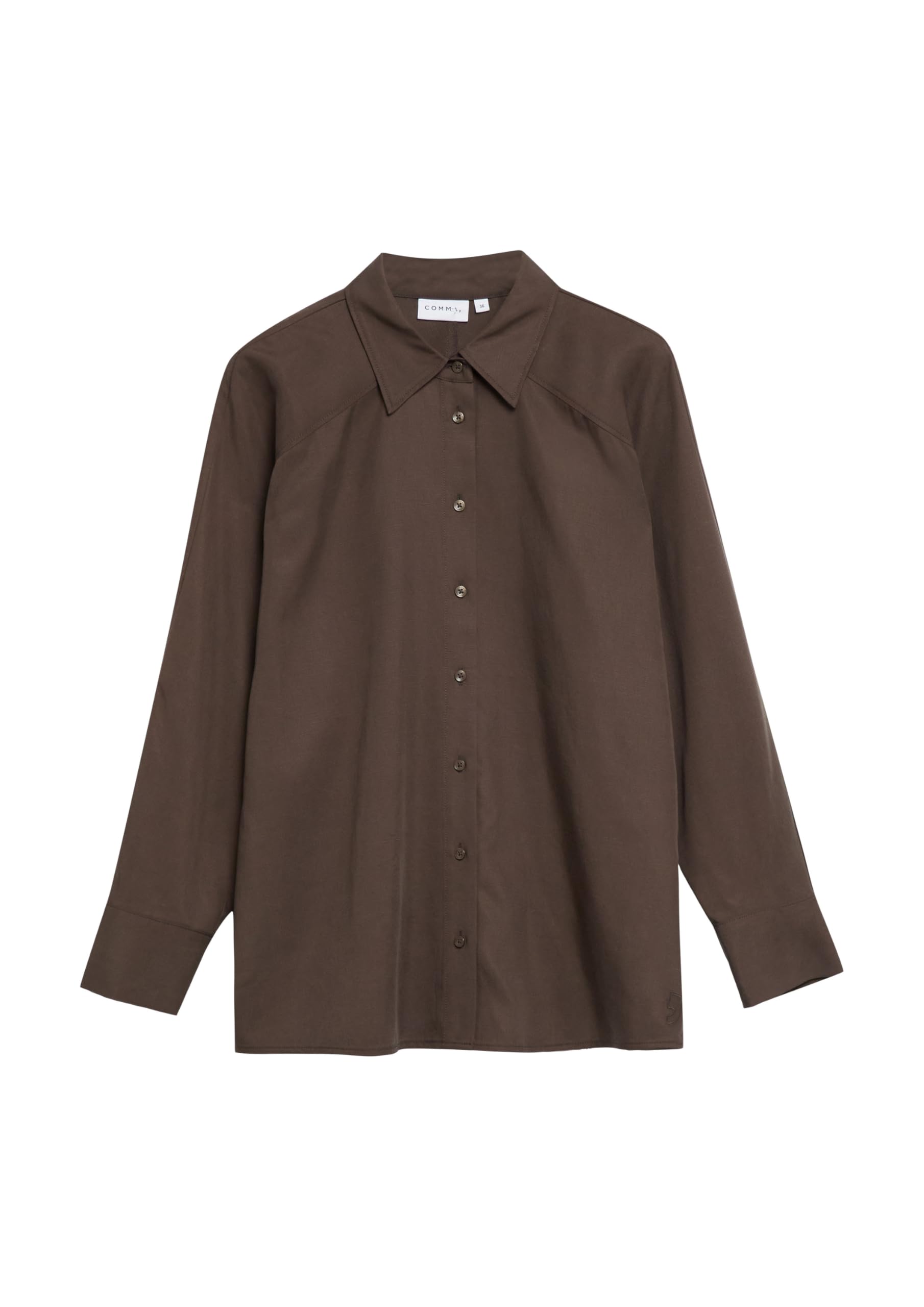 comma-lyocell-leinen-bluse-oversize-gr-36 image 3