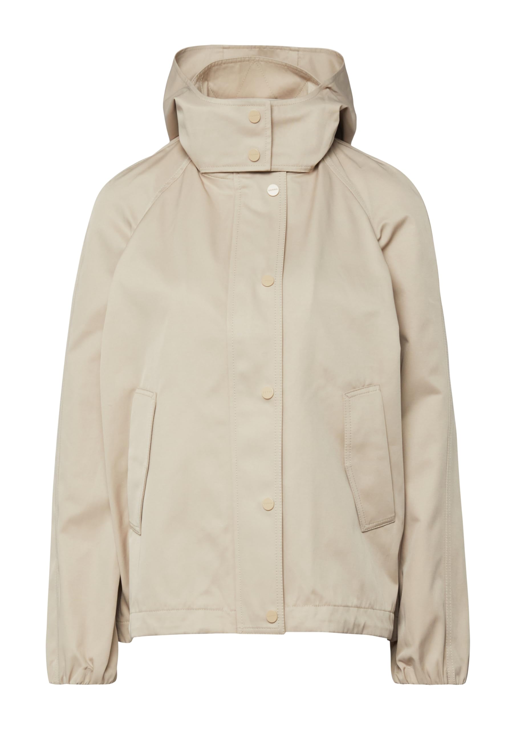 comma-outdoor-jacke-stehkragen-kapuze-gr-40-beige-bergang image 4