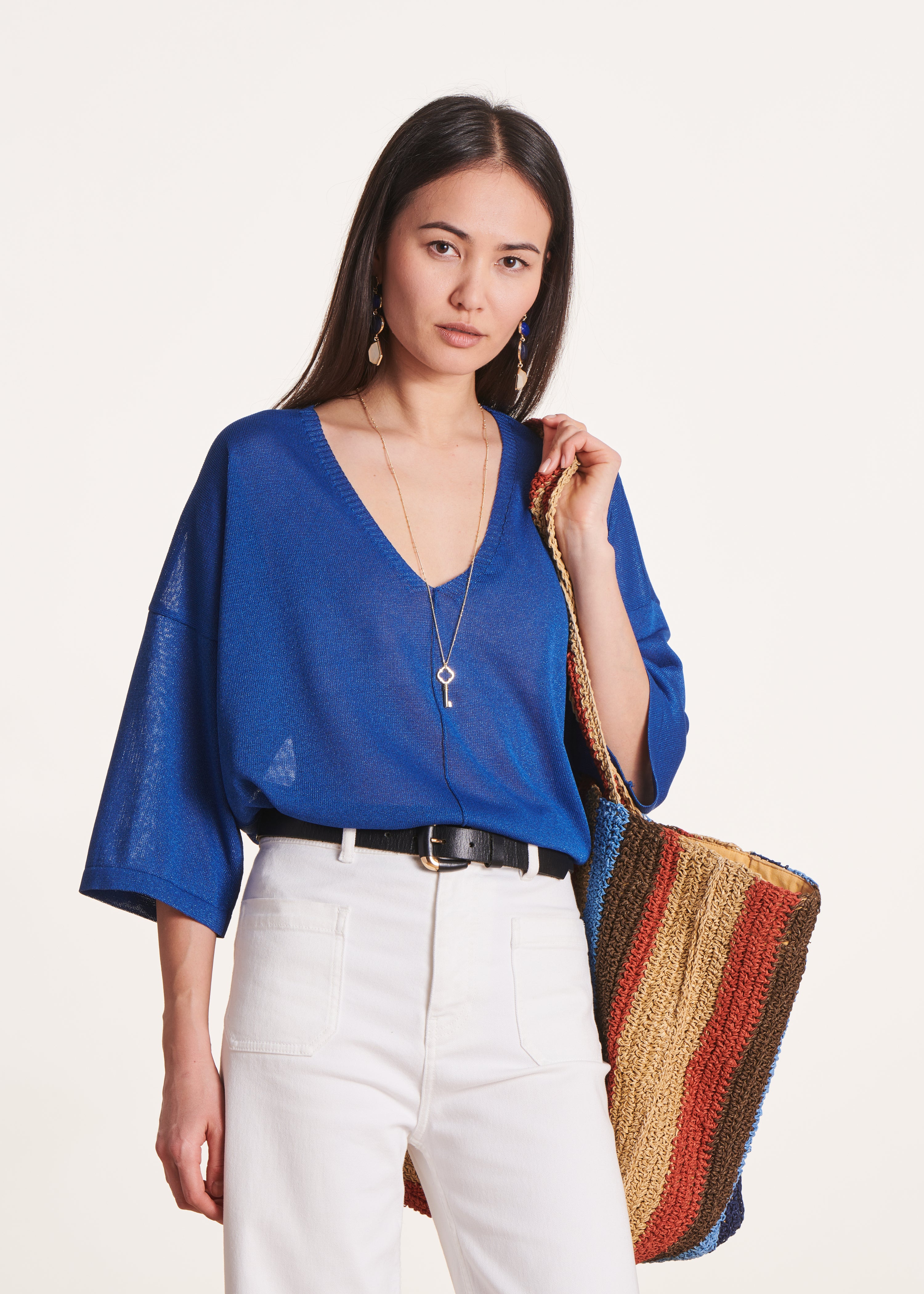 la-f-e-marabout-e-dorka-pullover-oversize-blau-roi-gr-1-3 image 1