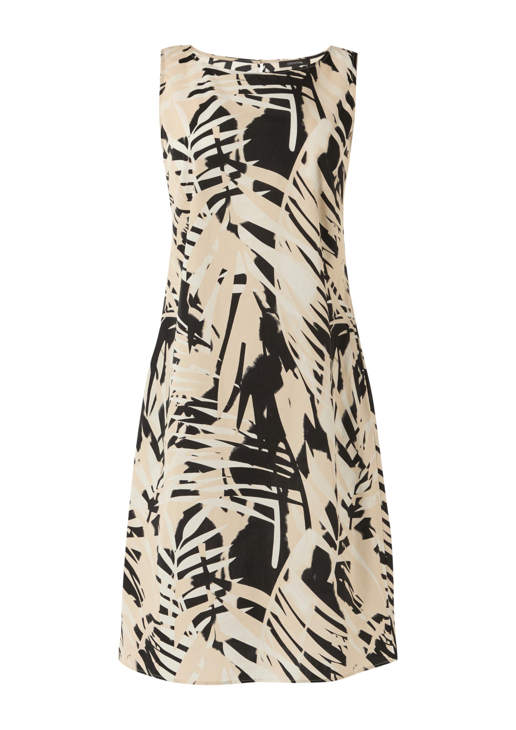 comma-dresses-baumwollkleid-relaxed-schwarz-gr-38 image 3