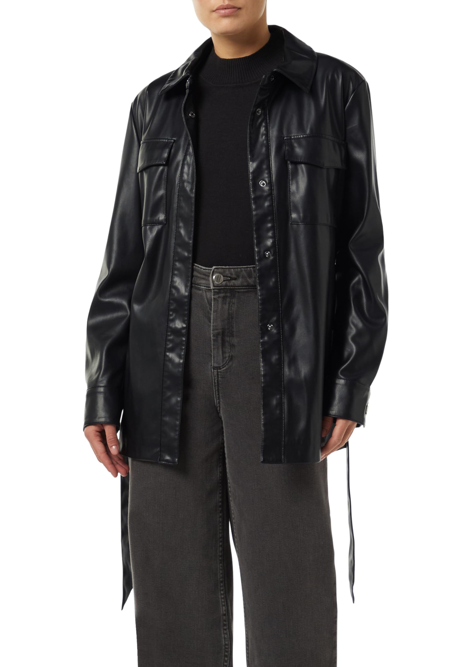 comma-overshirt-jacke-damen-gr-40-lederoptik-g-rtel image 7