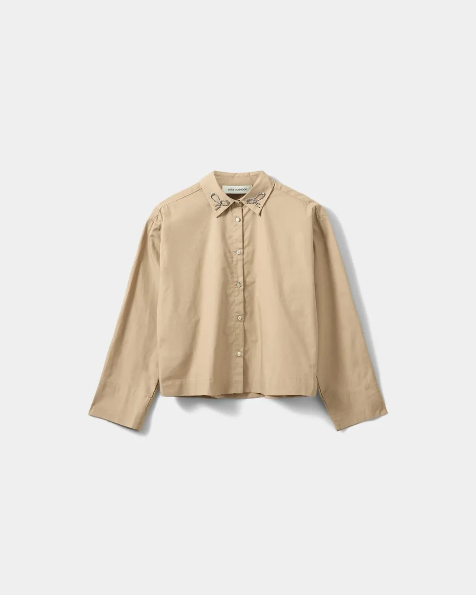 sofie-schnoor-women-ellidasw-bluse-camel-baumwolle-schleife image 1