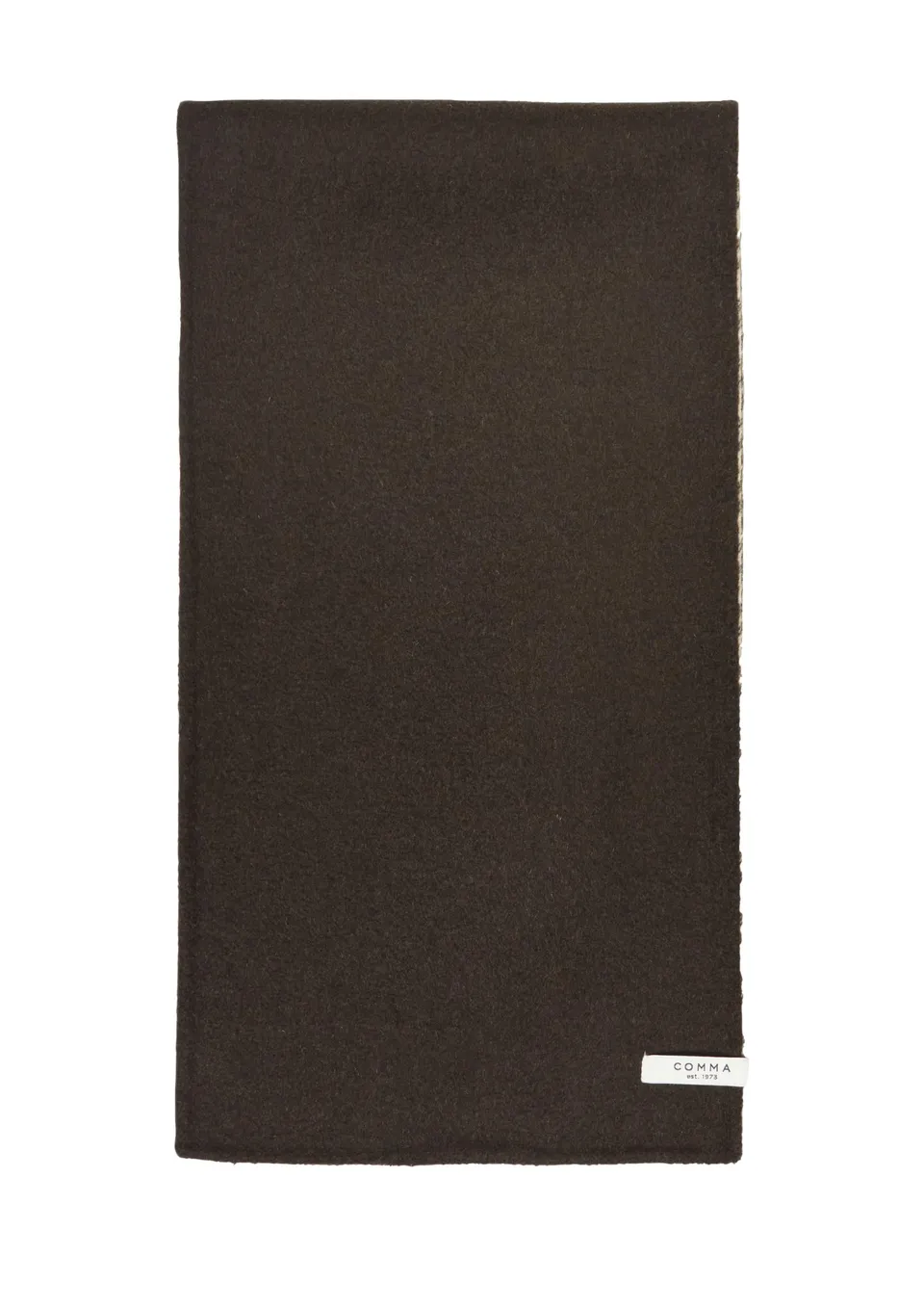 comma-tuch-jacquard-doubleface-artwork-braun image 1