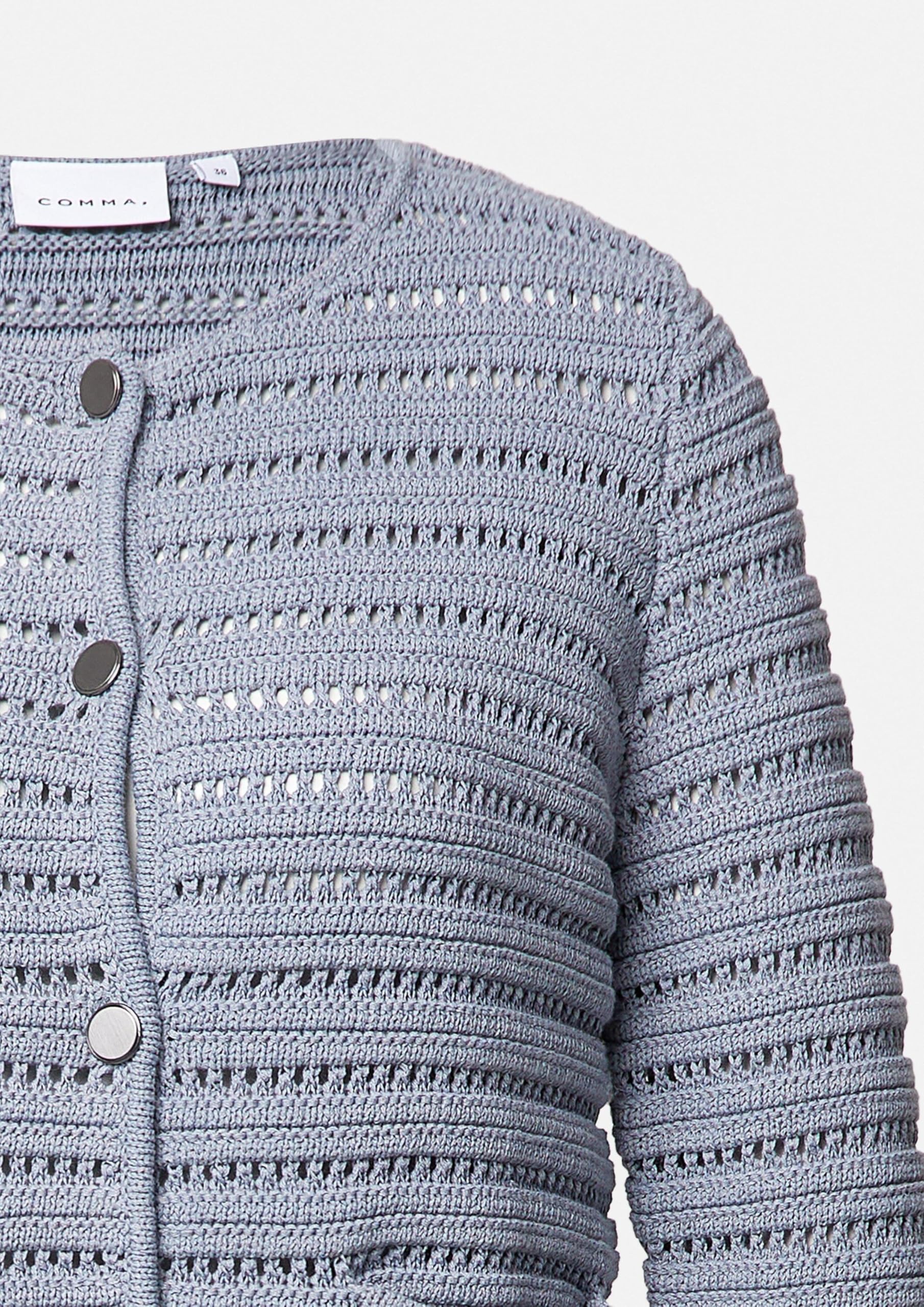 comma-strickjacke-2168921-cardigan-gr-42-schiefergrau image 4
