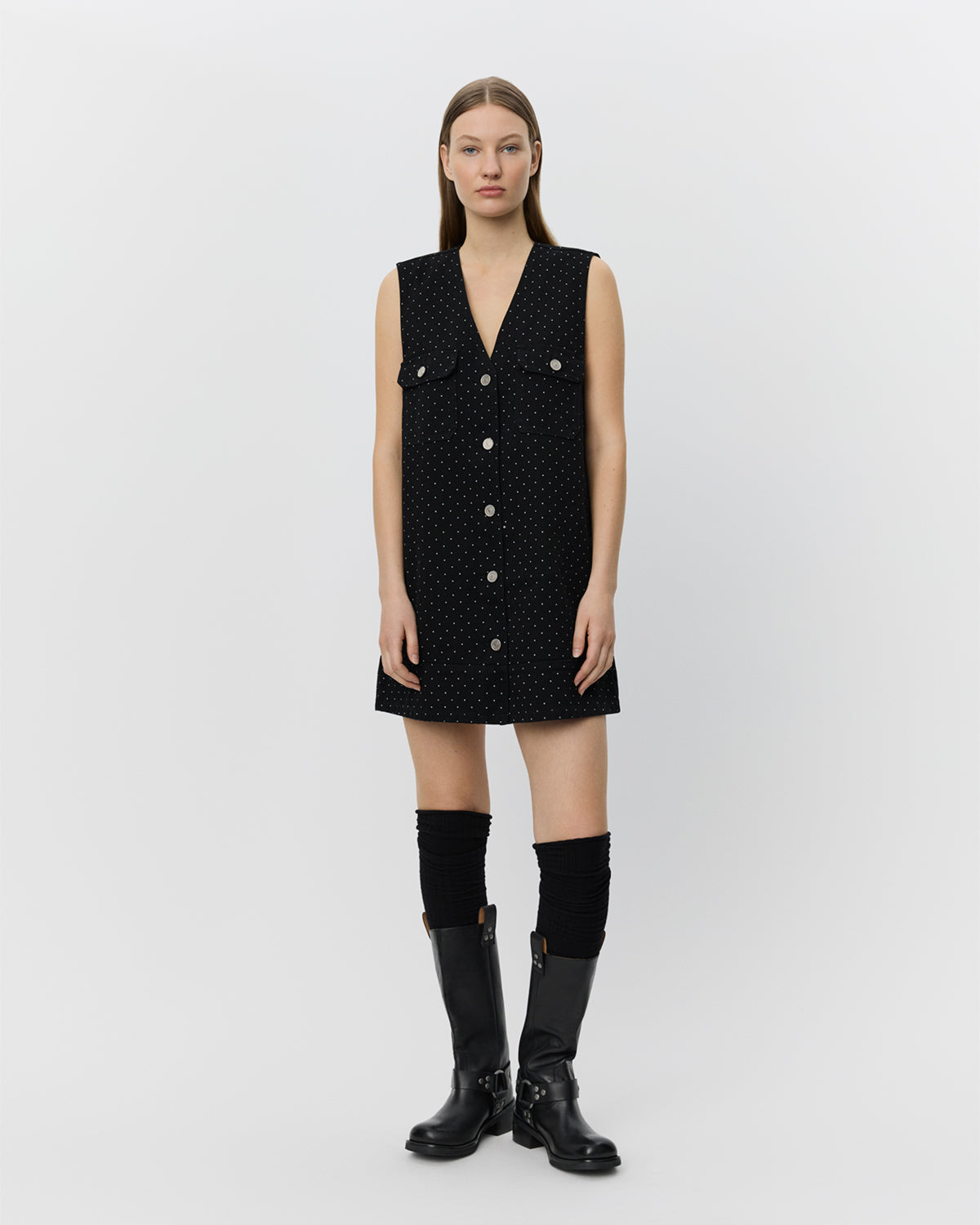 sofie-schnoor-women-billiesw-kleid-schwarz-mini-baumwolle image 2