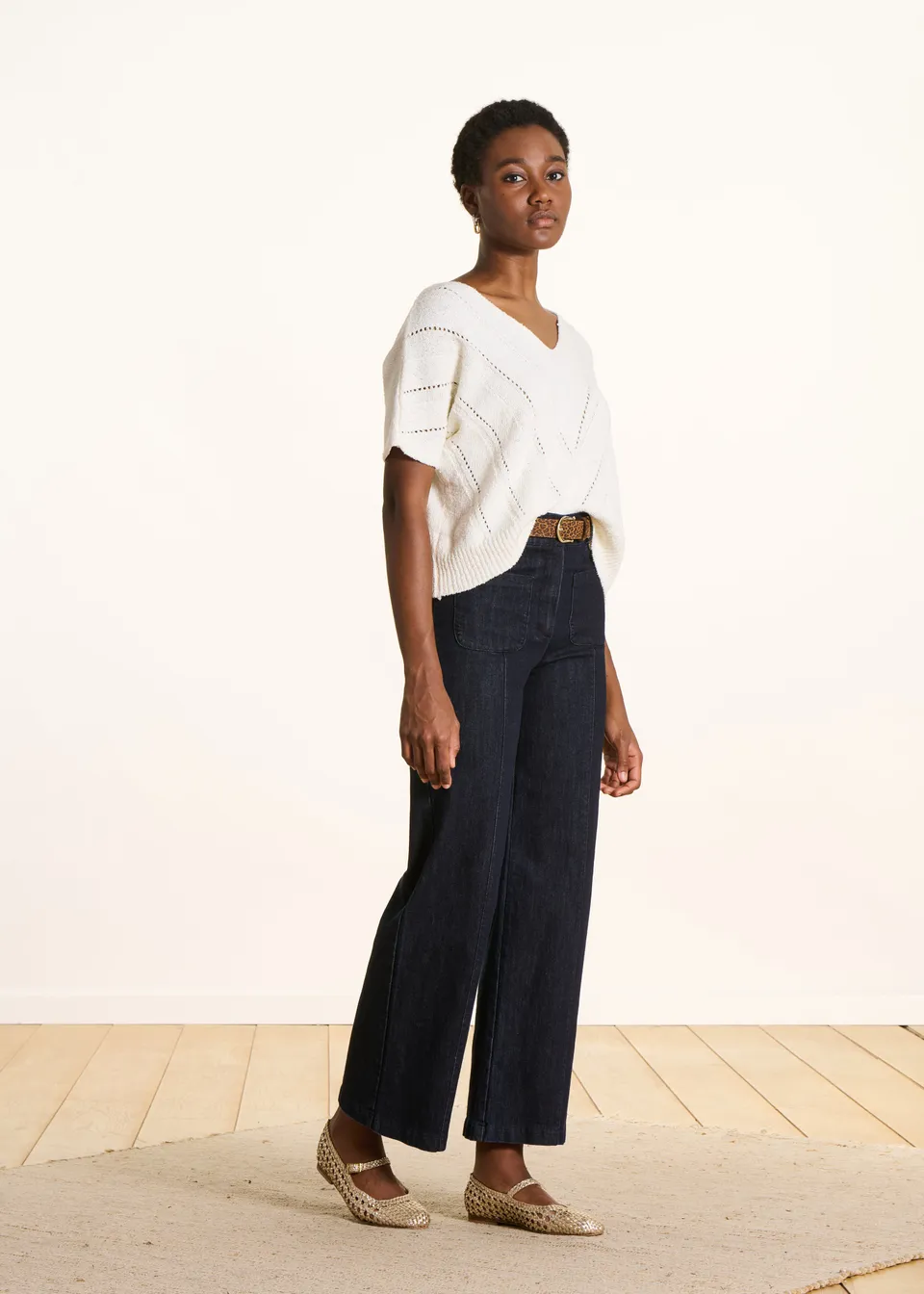la-f-e-marabout-e-sean-jeans-dark-brut-wide-leg-high-waist image 1