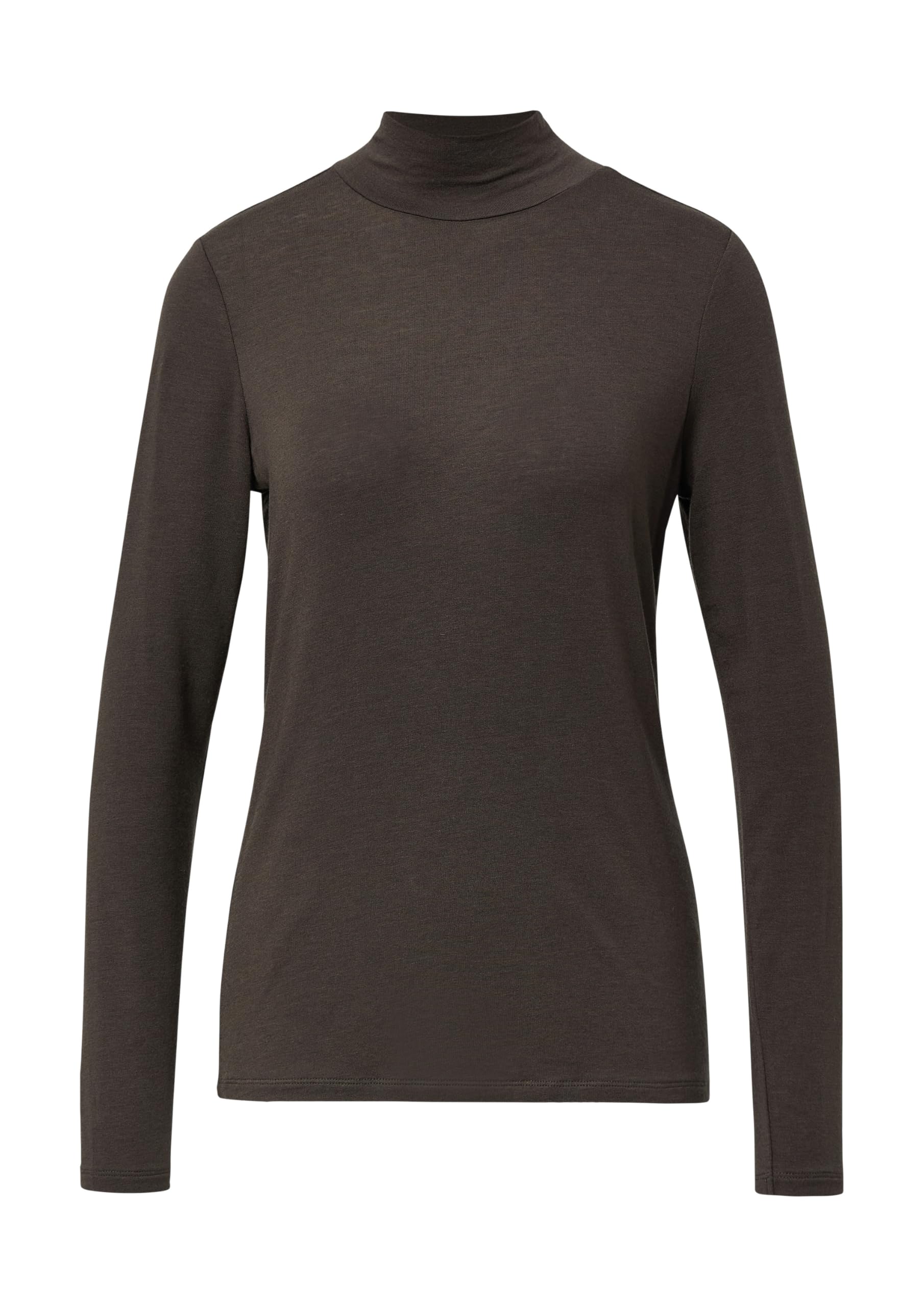 comma-tops-semitransparentes-shirt-stehkragen-top image 3