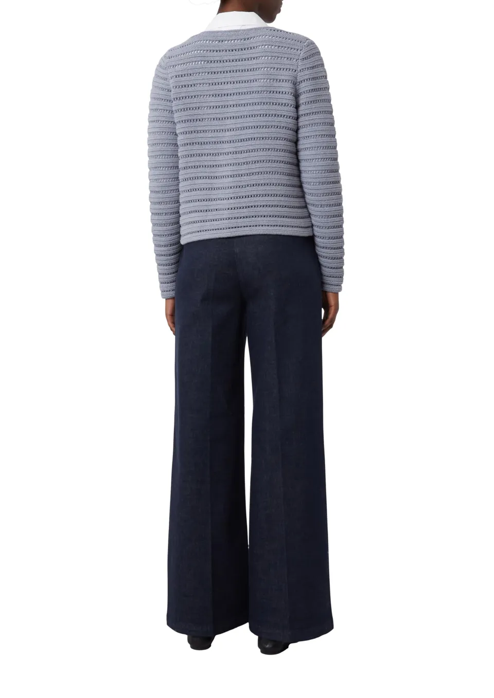 comma-strickjacke-2168921-cardigan-gr-42-schiefergrau image 1