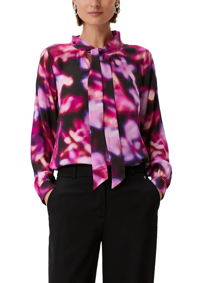 comma-blouses-schluppenbluse-gr-38-allover-muster image 1