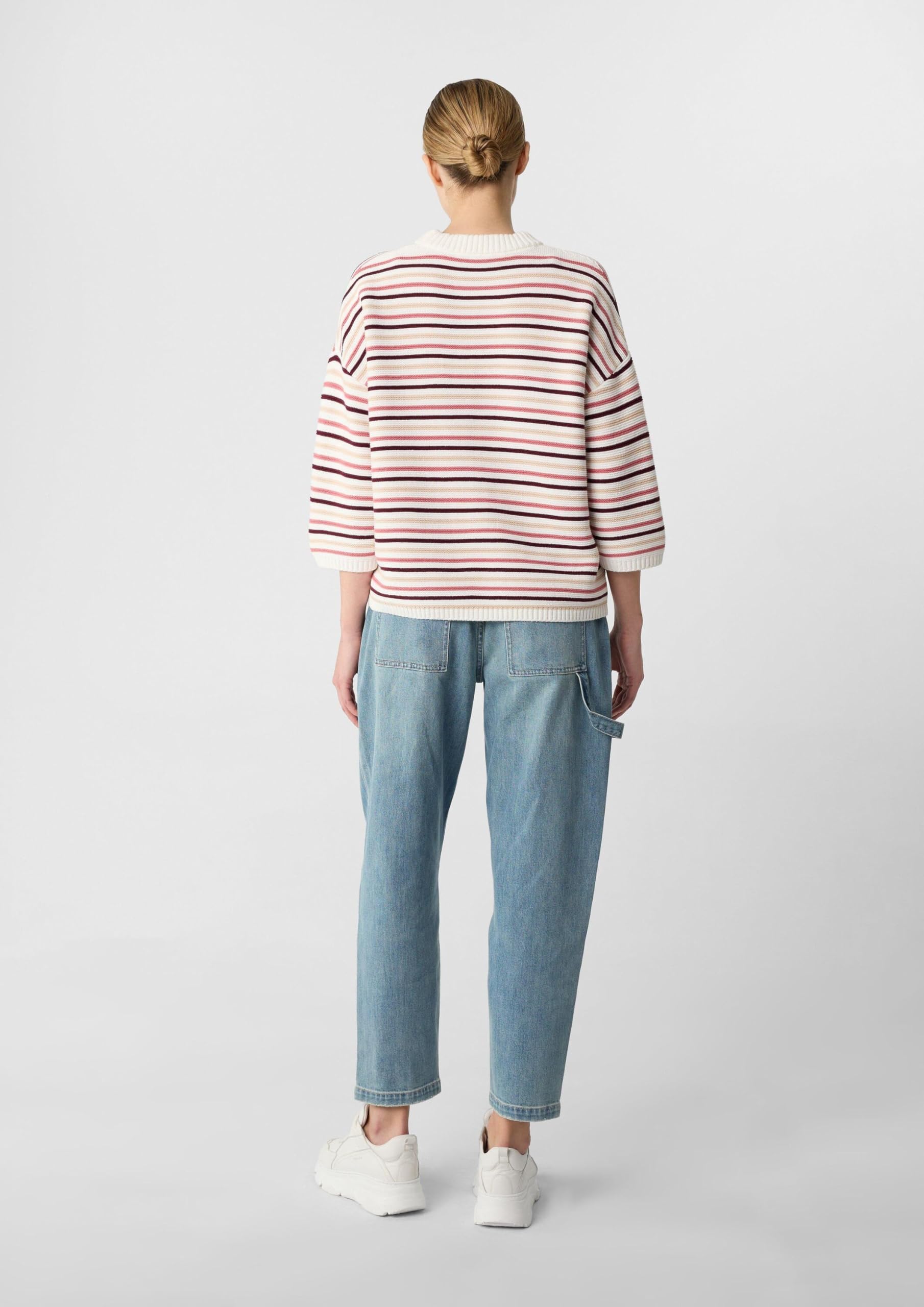 comma-strickpullover-streifen-relaxed-fit-xs-3-4-arm image 8