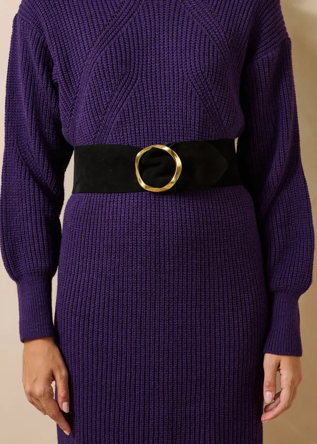 la-f-e-marabout-e-grudel-g-rtel-damen-schwarz-leder image 1