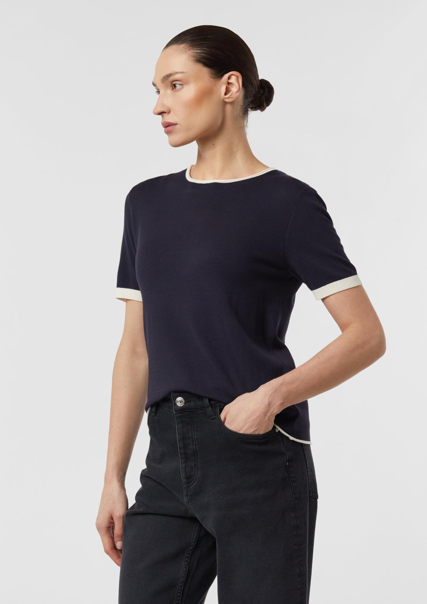 comma-2181557-pullover-damen-feinstrick-gr-38-kontrastrand image 6