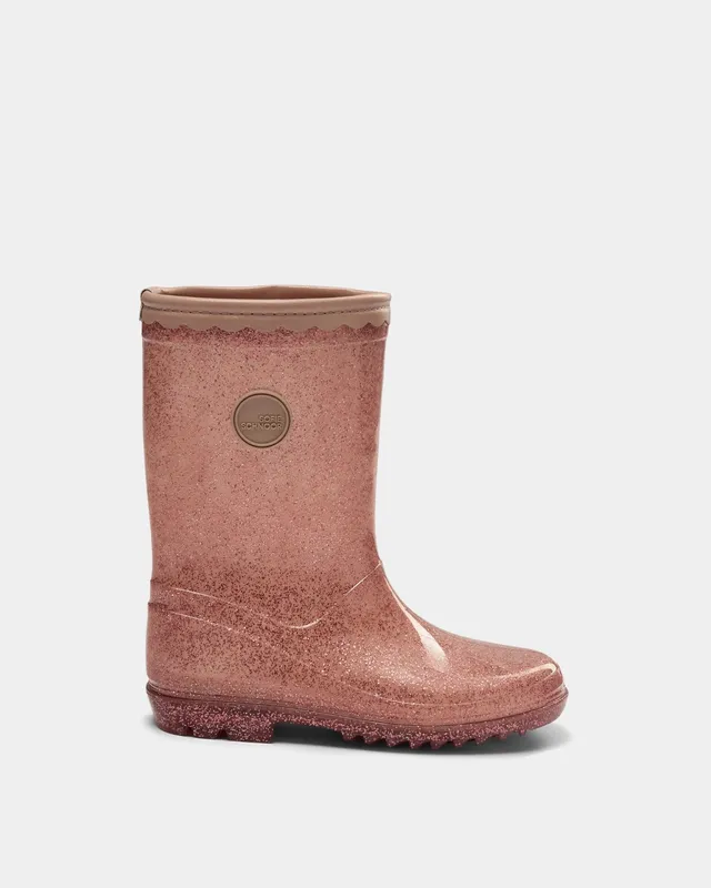sofie-schnoor-kids-nillesk-gummistiefel-rose-glitzer-ungef-ttert image 1
