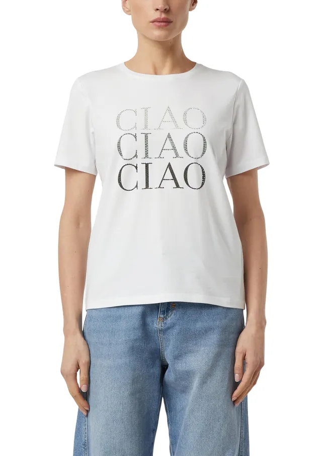 comma-jersey-t-shirt-strasssteinchen-gr-34-print image 1