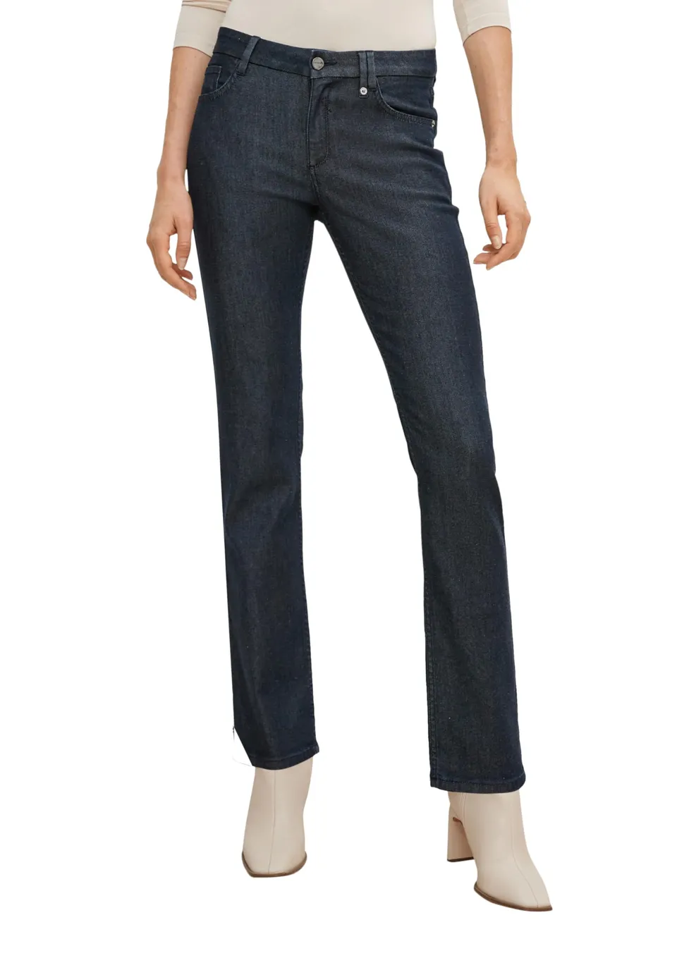 comma-jeans-regular-straight-leg-jeanshose-lang image 1