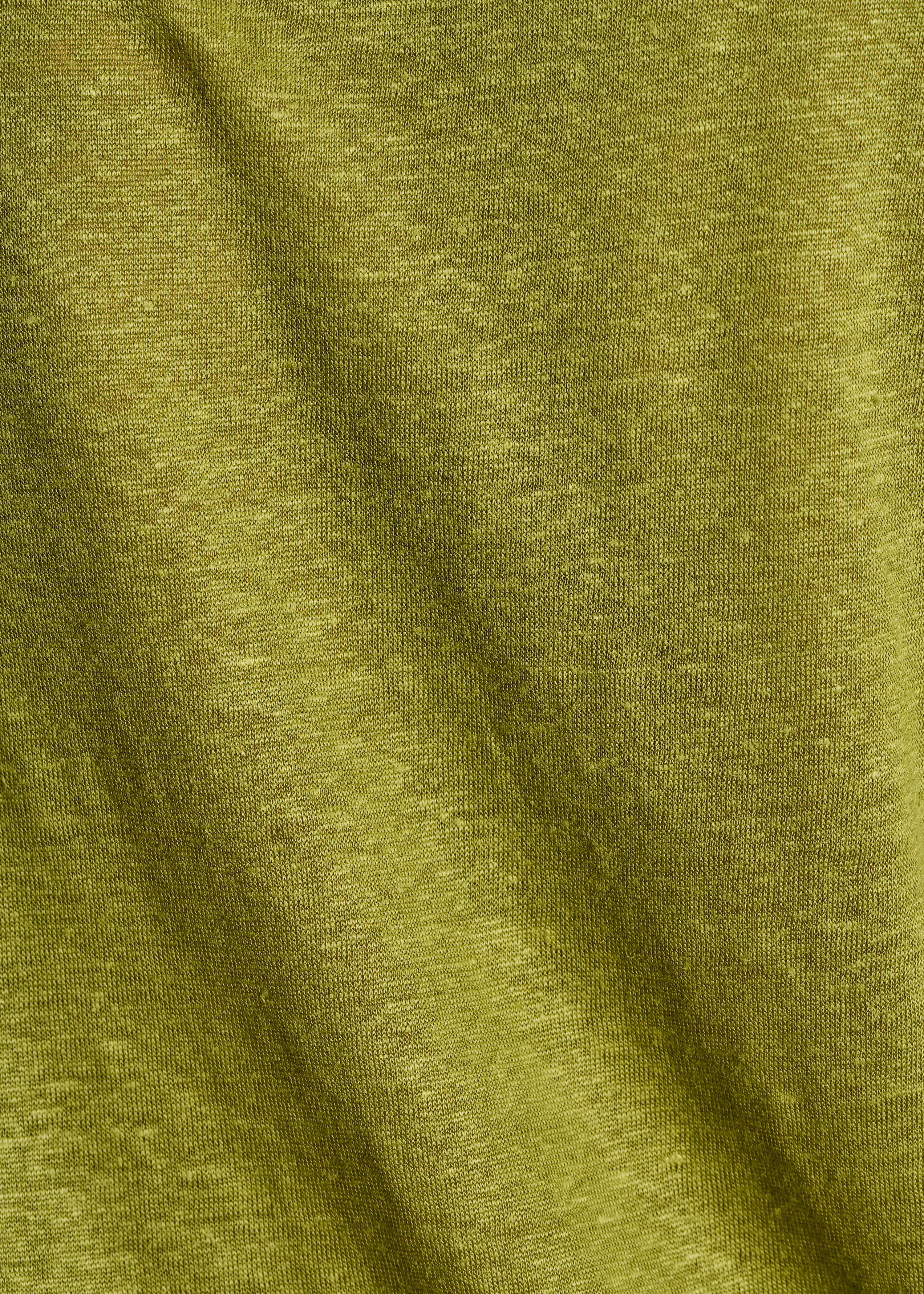 la-f-e-marabout-e-davia-t-shirt-oliv-leinen-v-ausschnitt image 4