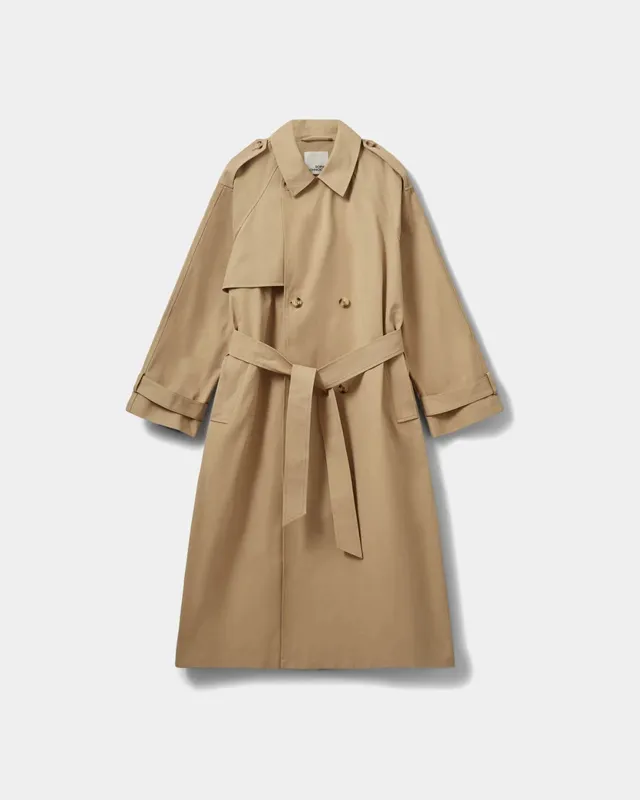 sofie-schnoor-women-magdasw-trenchcoat-camel-baumwolle image 1