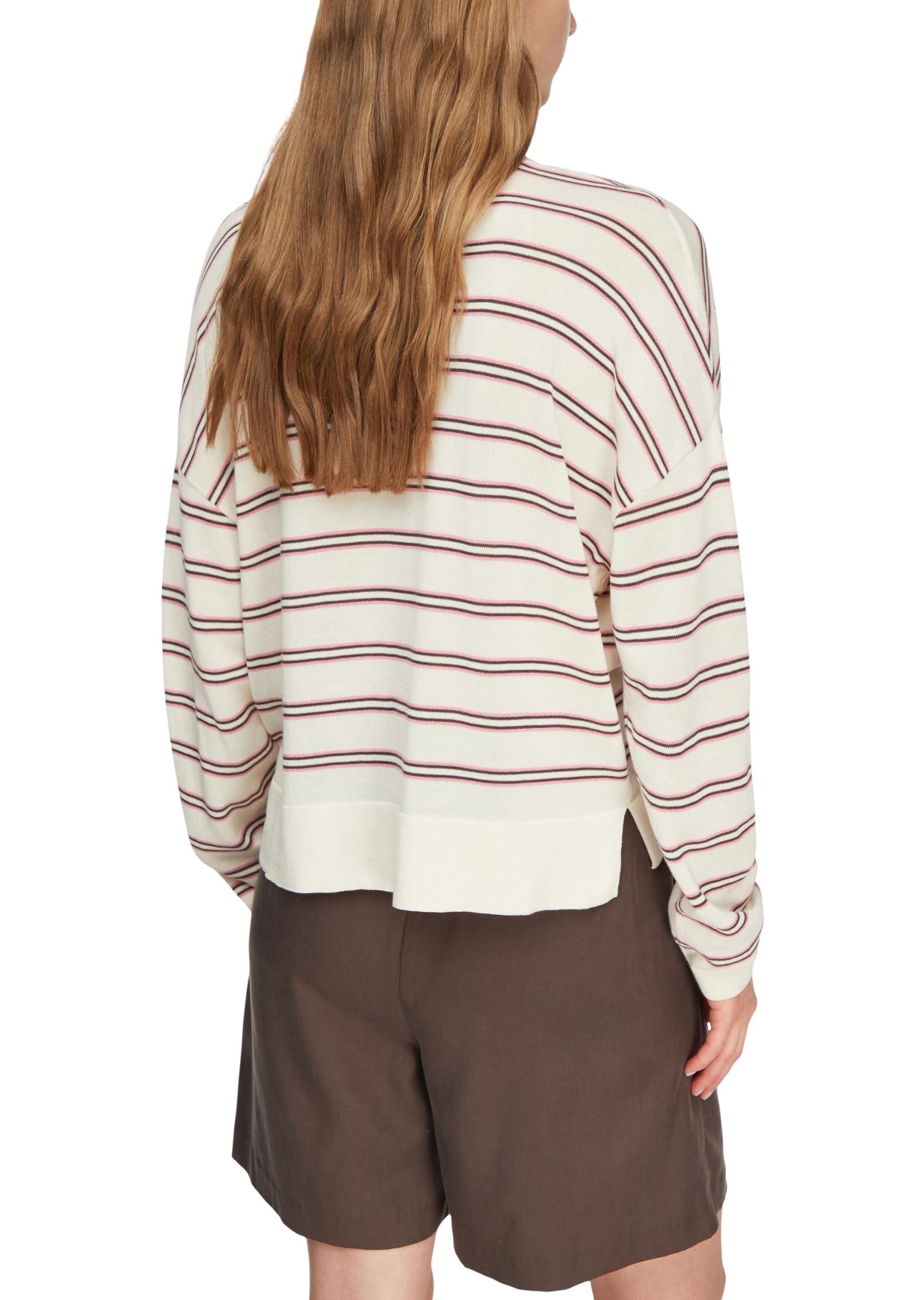 comma-knitwear-strickpullover-gestreift-v-ausschnitt-gr-e-l image 2