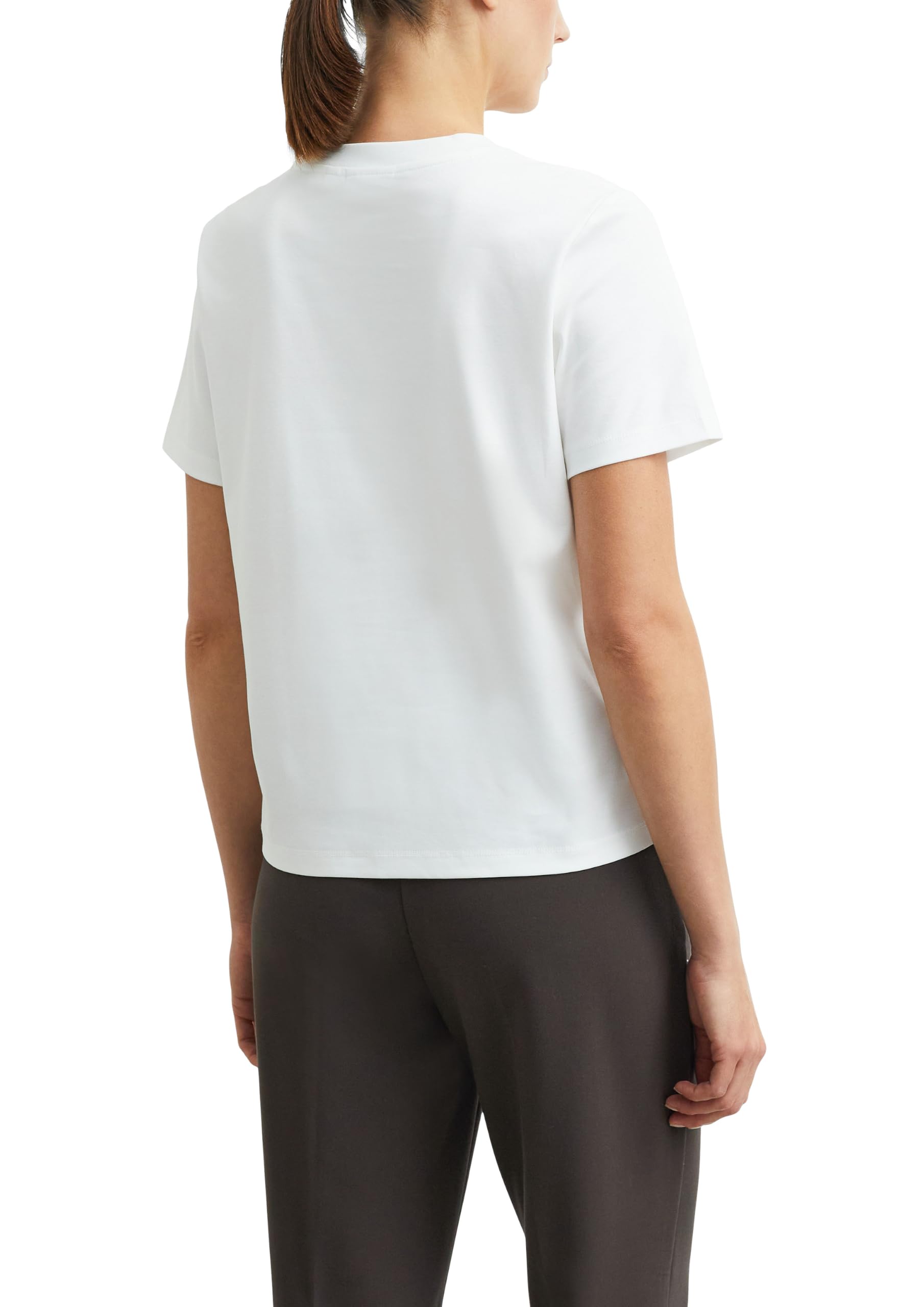 comma-tops-baumwoll-t-shirt-gr-40-kurzarm-basic image 2