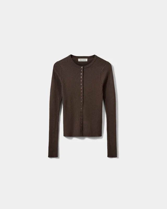 sofie-schnoor-julessw-s263265-cardigan-braun-merinowolle image 1