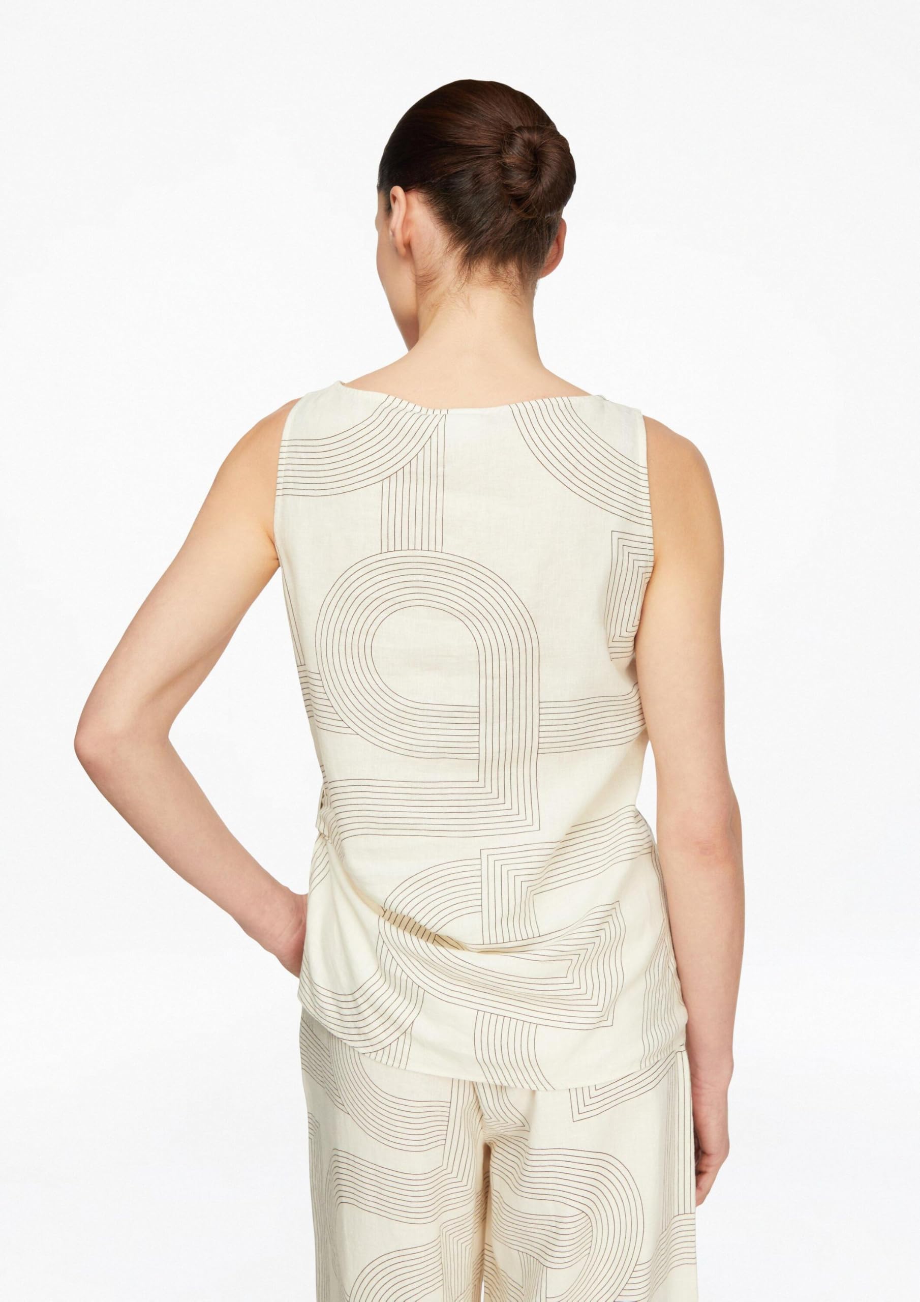 comma-blouses-bluse-leinenmix-gr-e-32-u-boot-tailliert image 7