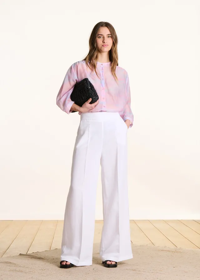 la-f-e-marabout-e-derick-hose-damen-wei-viskose-leinen-weit image 1
