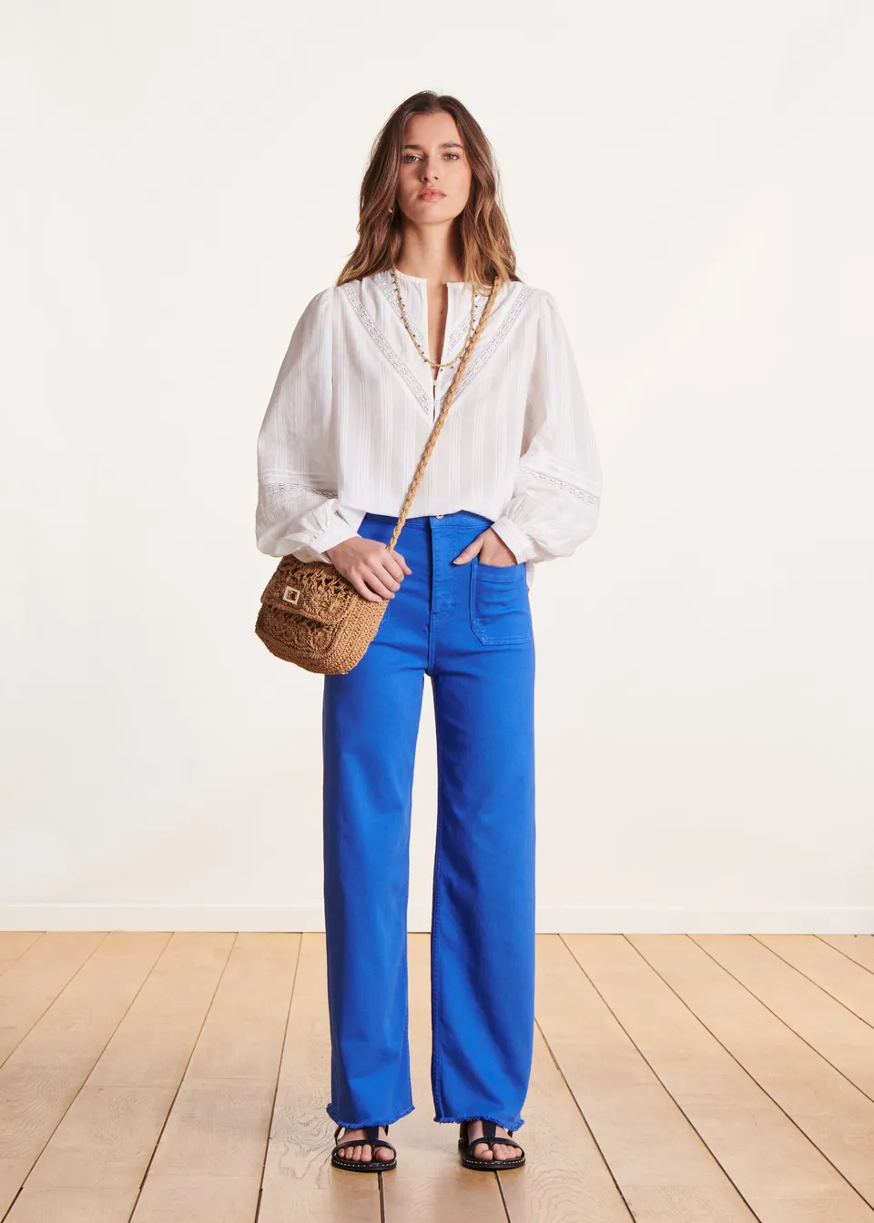 la-f-e-marabout-e-reno-flare-jeans-blau-bio-baumwolle image 1