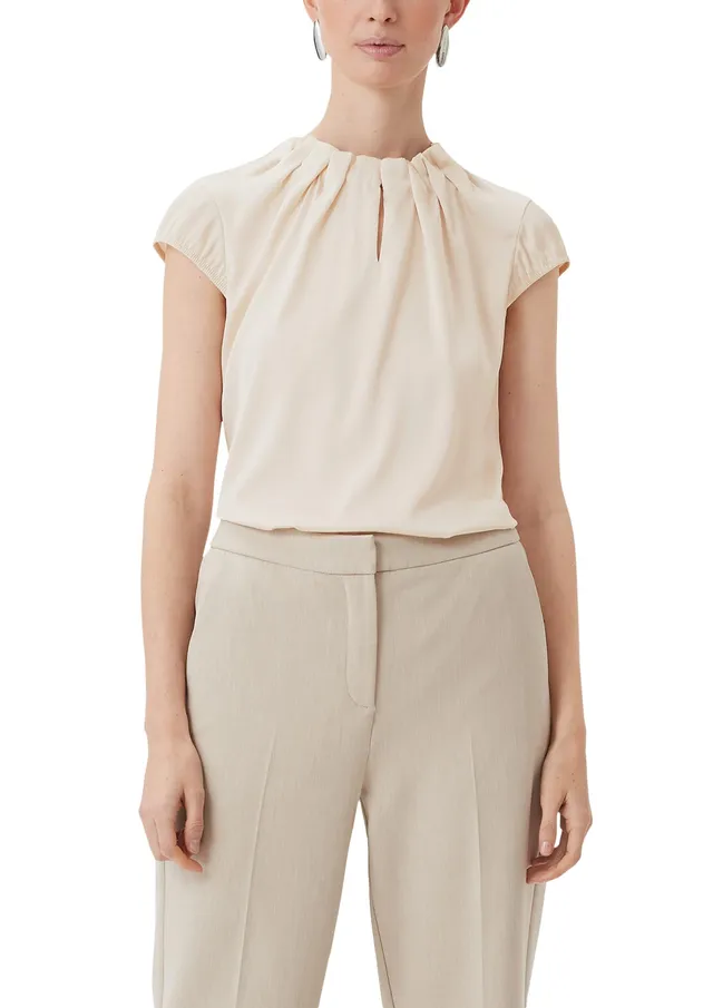 comma-2147272-bluse-damen-gr-e-38-mit-raffung image 1