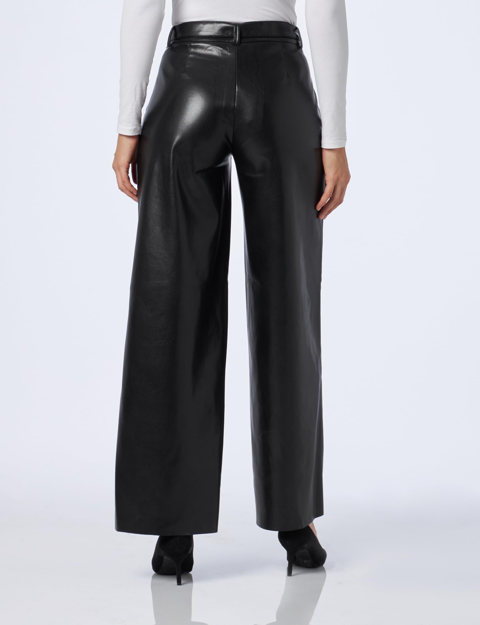 comma-hose-marlenehose-lederlook-gr-42-schwarz image 2