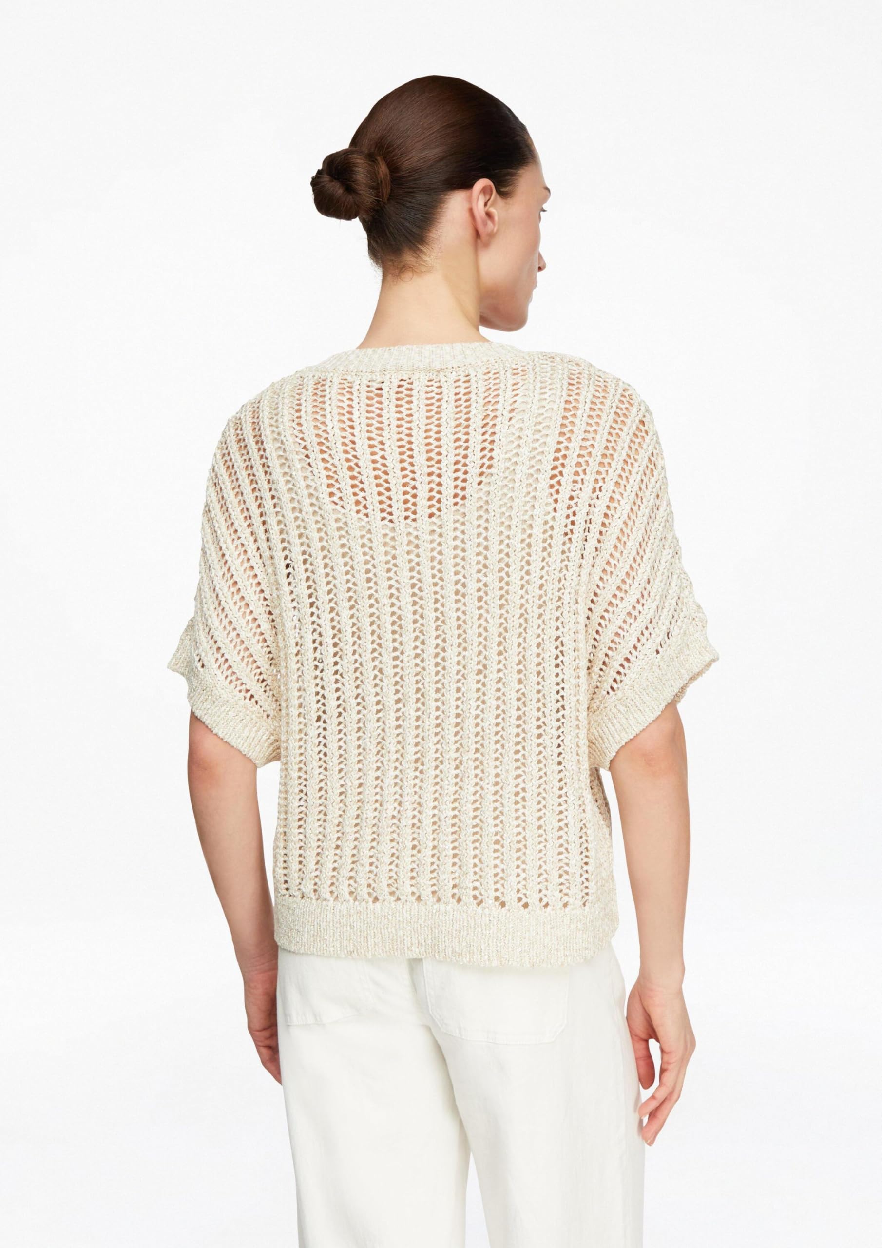 comma-strickpullover-damen-kurzarm-pailletten-gr-e-s image 7