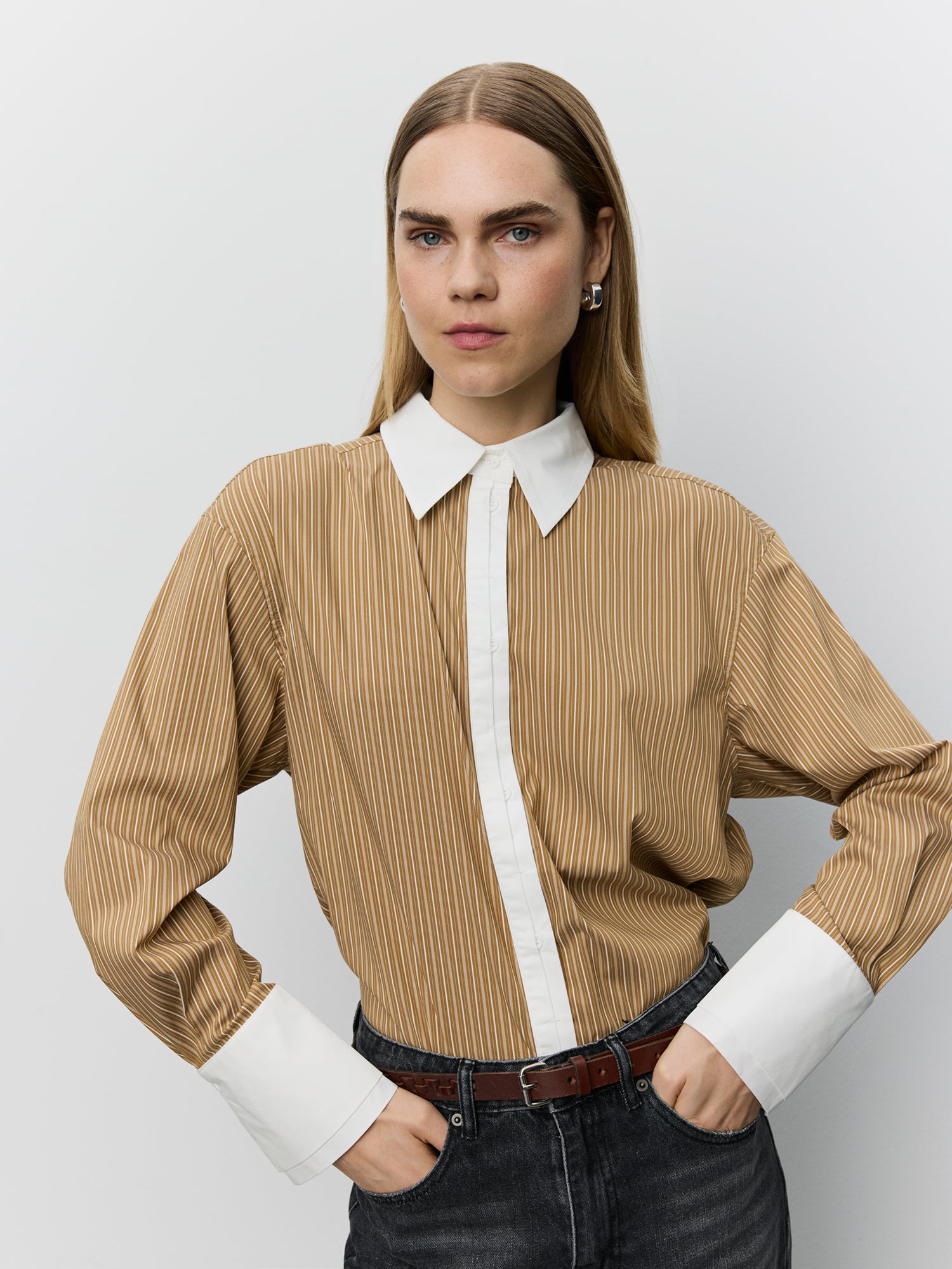 sofie-schnoor-allisonsw-bluse-maple-brown-gestreift-s image 5