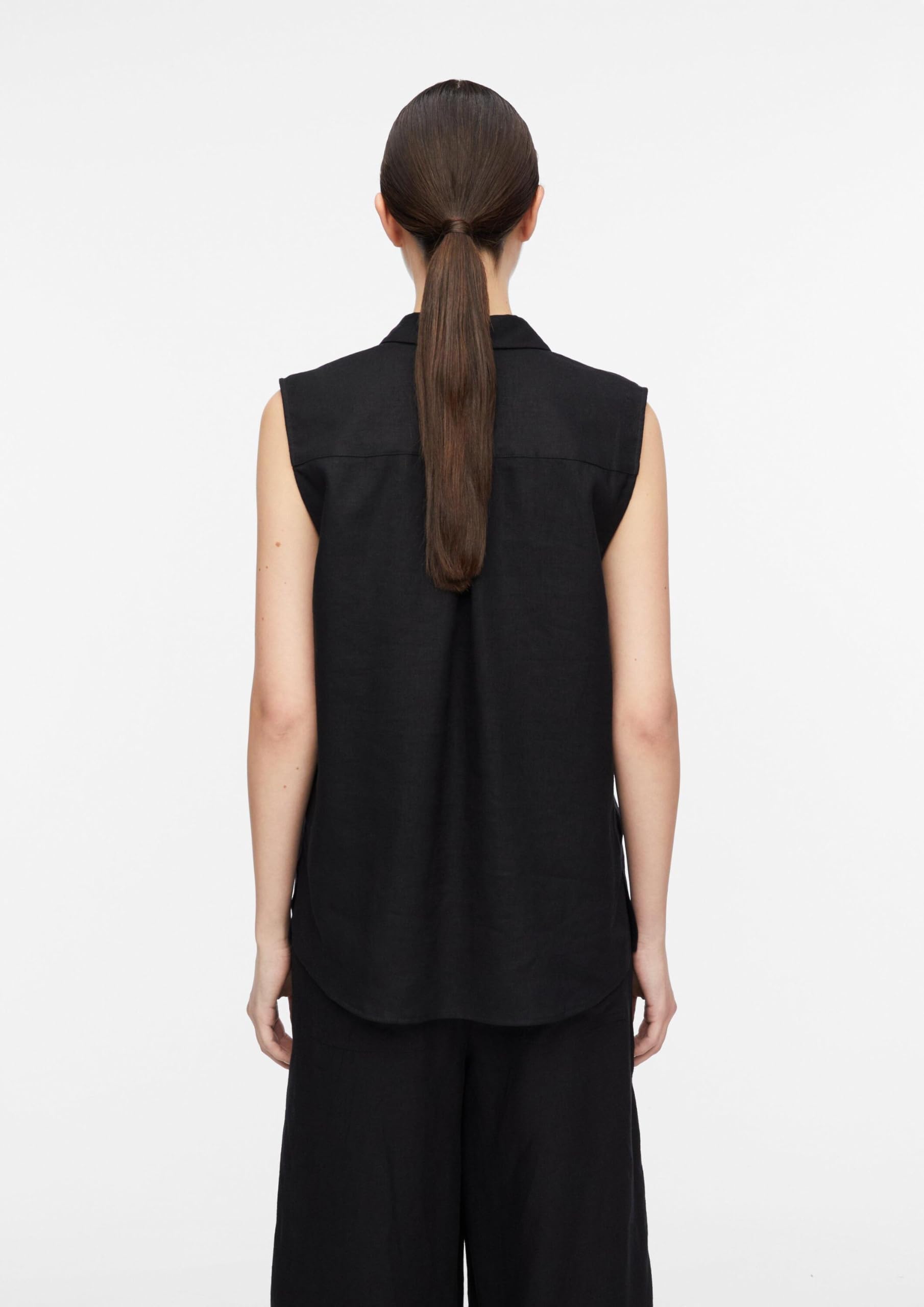 comma-2180863-bluse-leinen-mix-schwarz image 7
