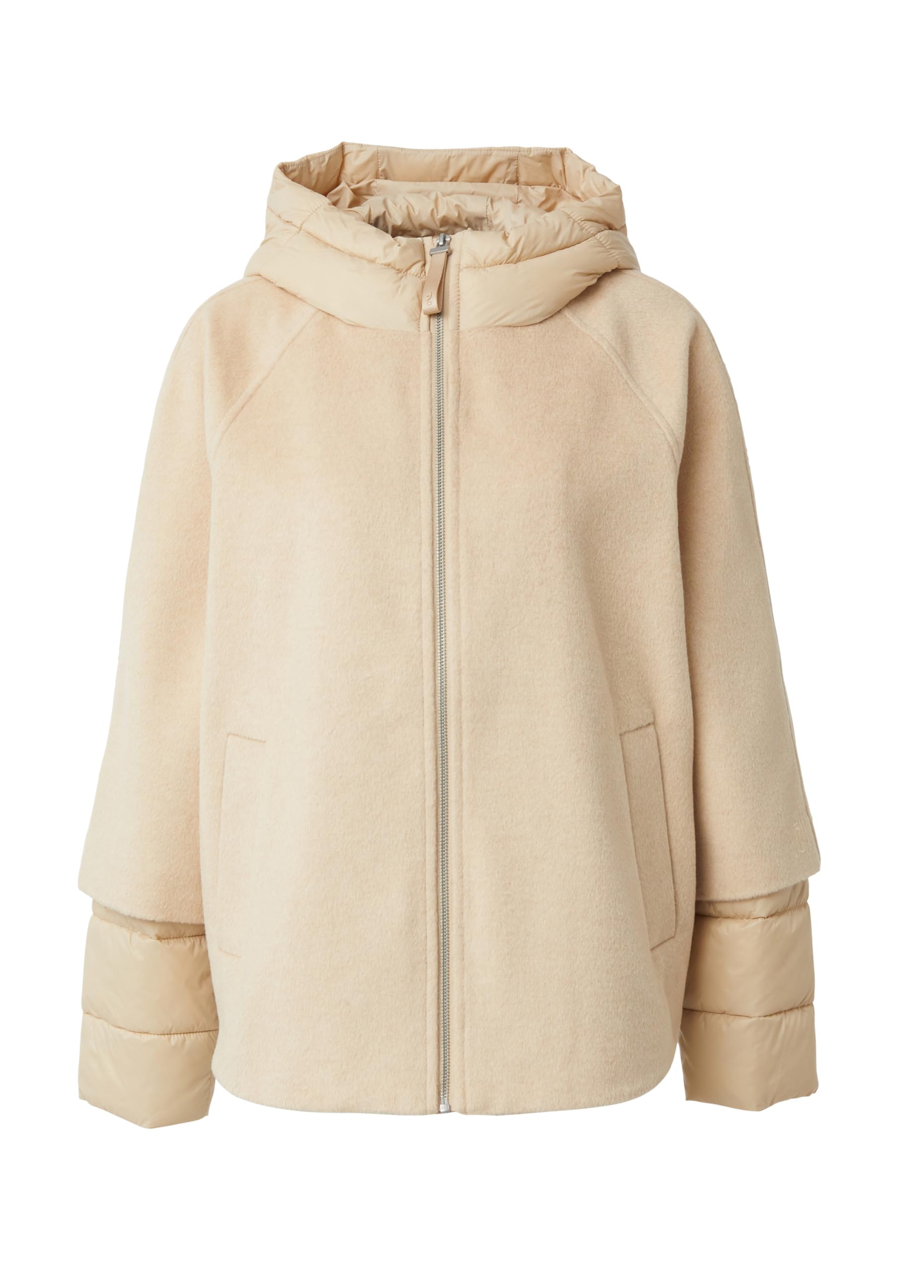 comma-cape-jacke-wollmix-mantel-gr-e-l-mit-kapuze image 4