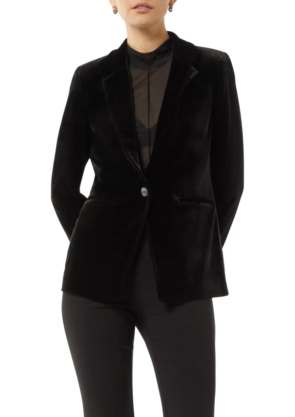 comma-2157968-samt-blazer-schwarz-gr-40 image 1