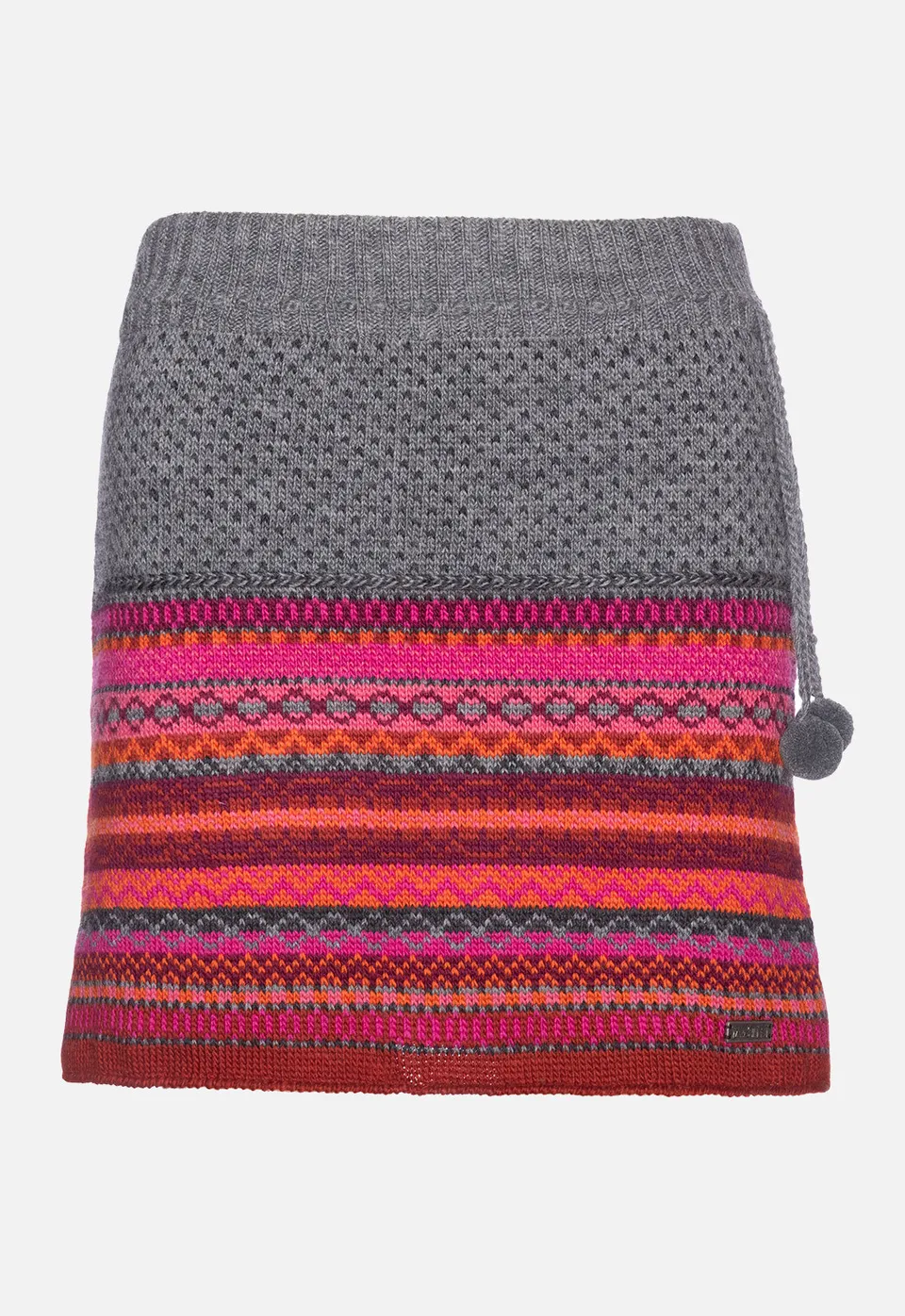 moshiki-alisaa-skirt-strickrock-naturwolle-s-xl-gestreift image 1