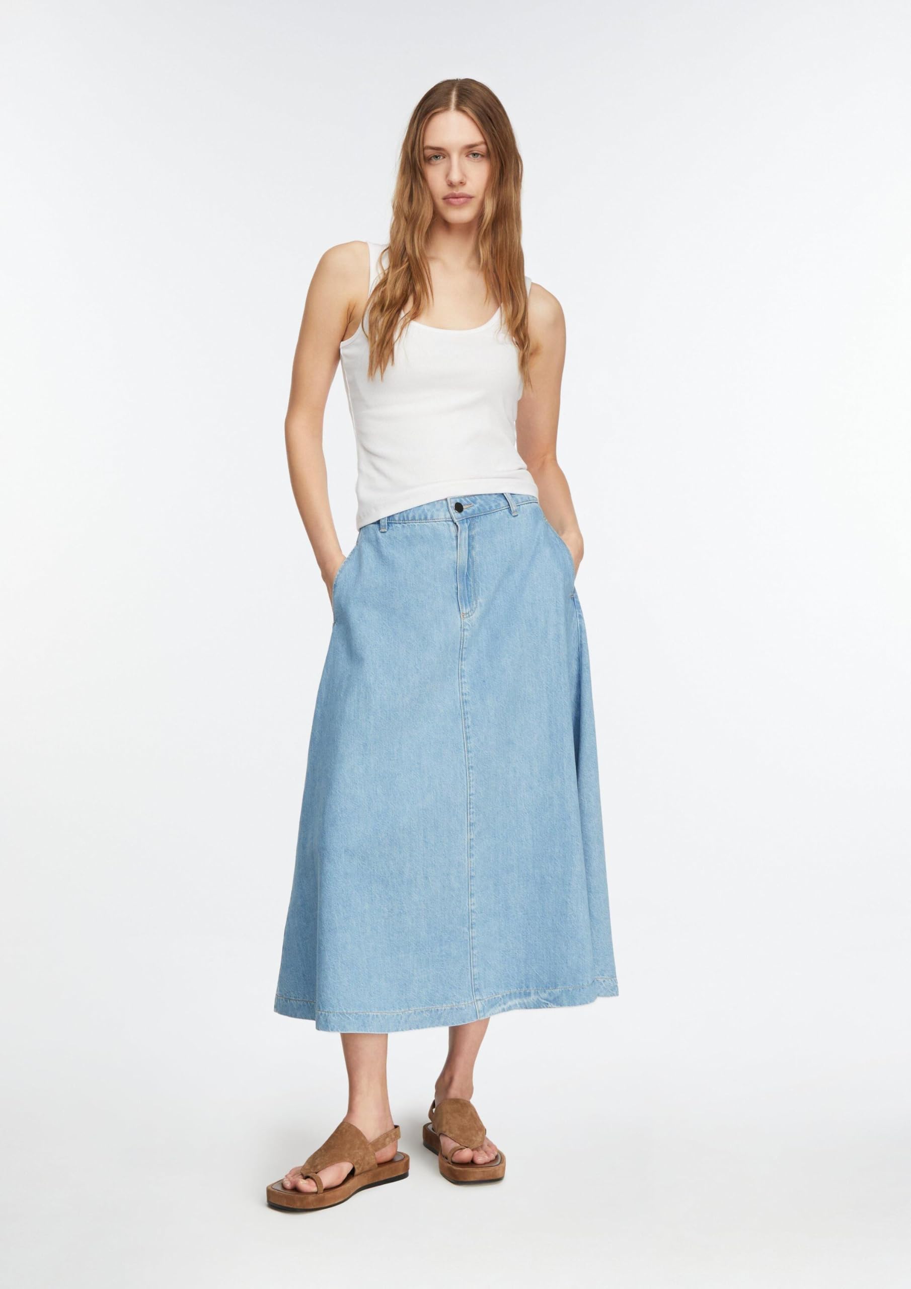 comma-midirock-a-linie-lyocell-denim-gr-32-rock image 6