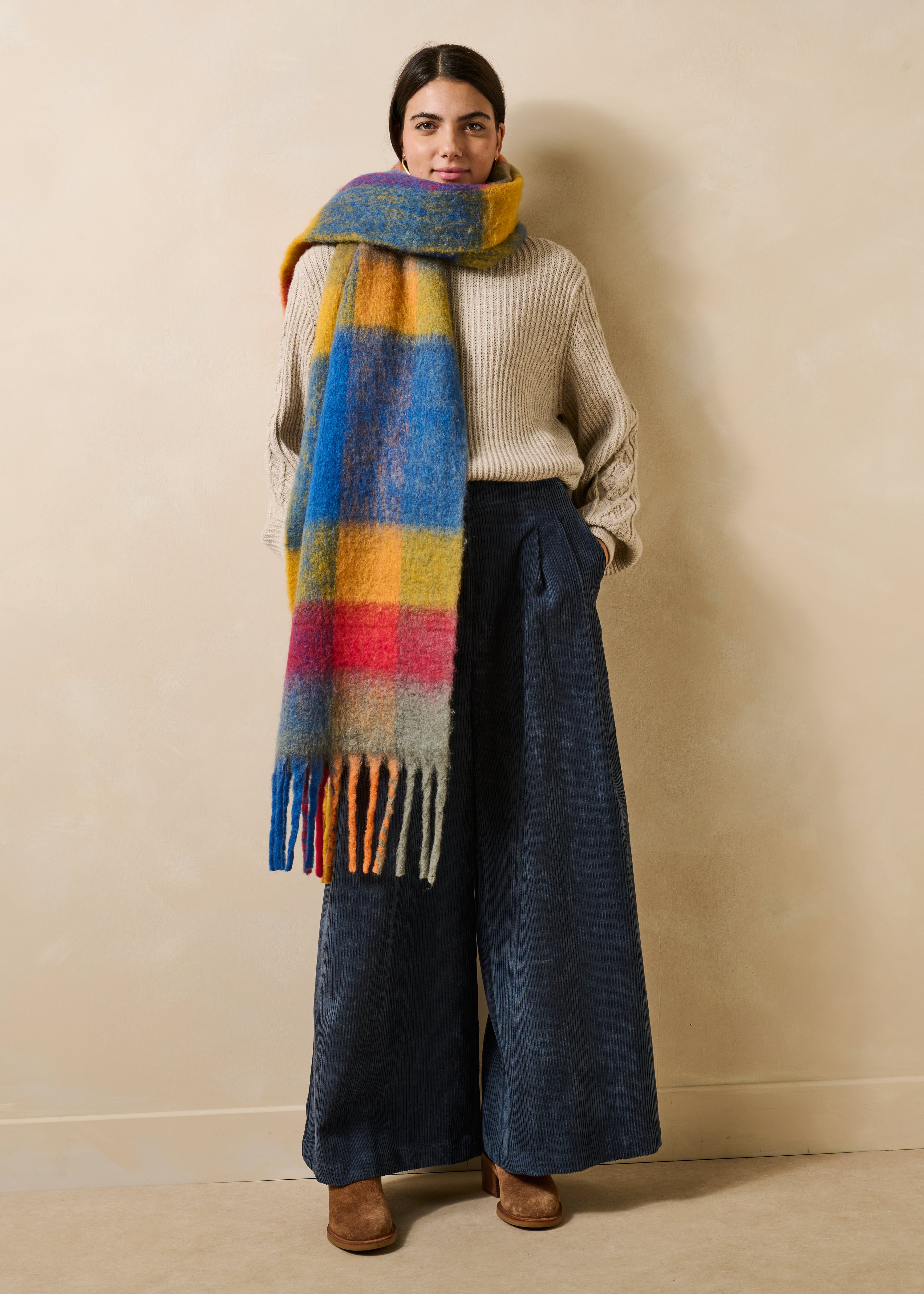 la-f-e-marabout-e-gopeli-schal-multicolor-karo-einheitsgr image 3