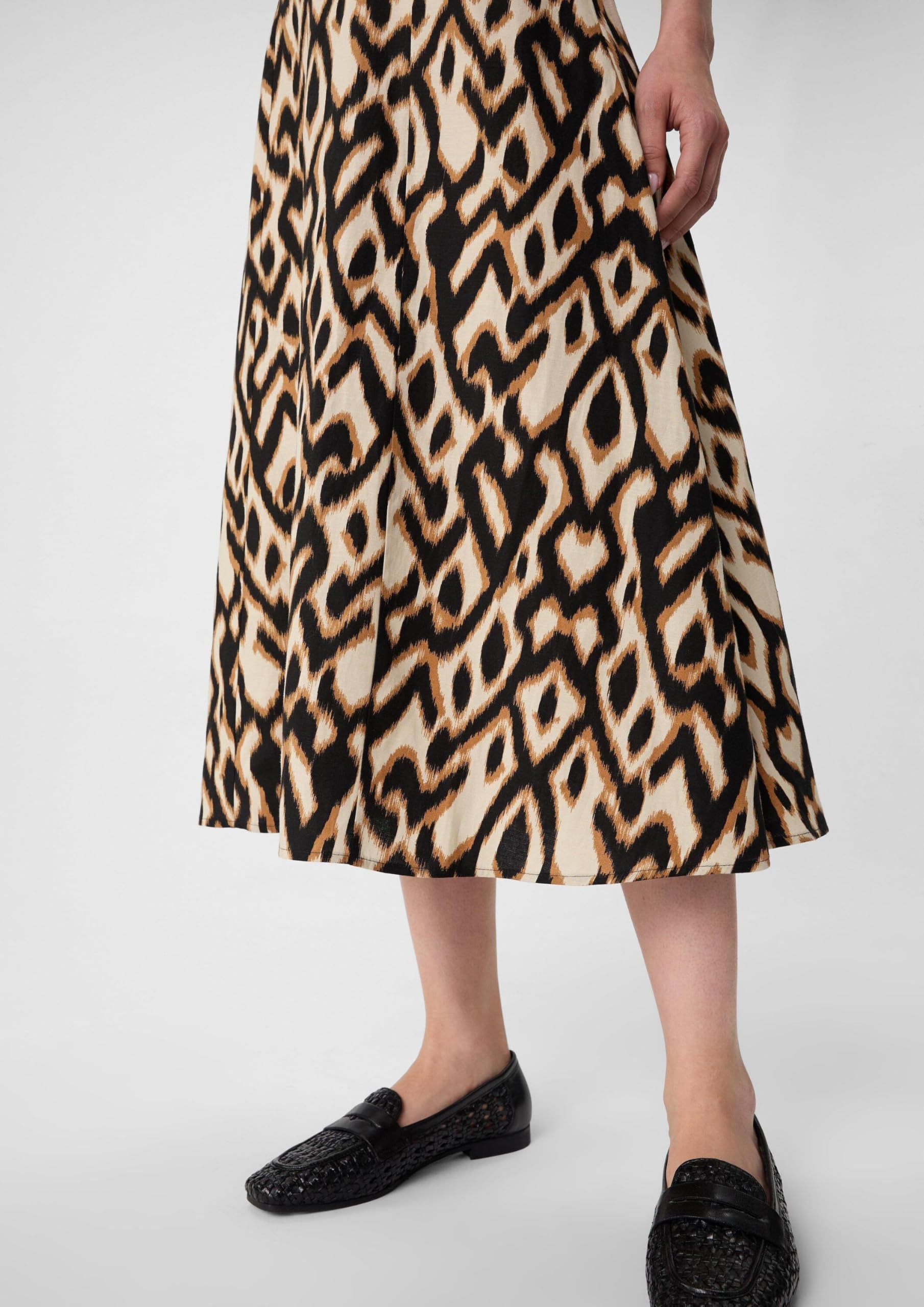 comma-midi-rock-leinenmix-all-over-print-gr-44 image 6