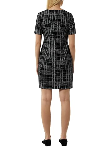 comma-boucl-kleid-karo-gr-42-elastisch-kurz image 8