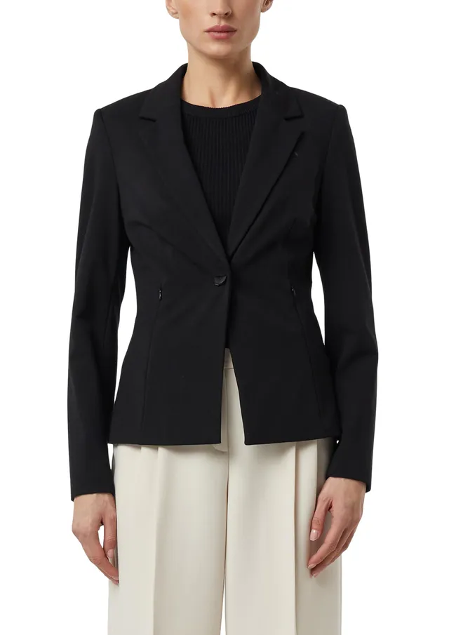comma-jersey-blazer-tailliert-navy-5976-business image 1