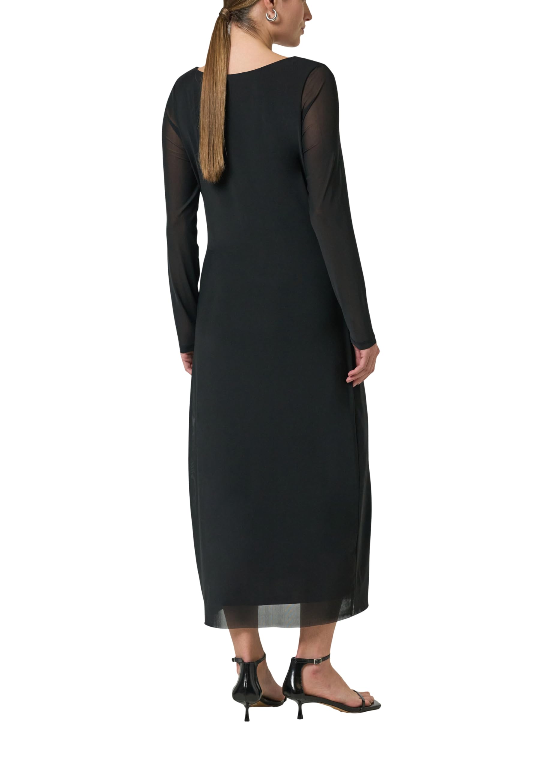 comma-2158110-kleid-mit-mesh-damenkleid-gr-40 image 2