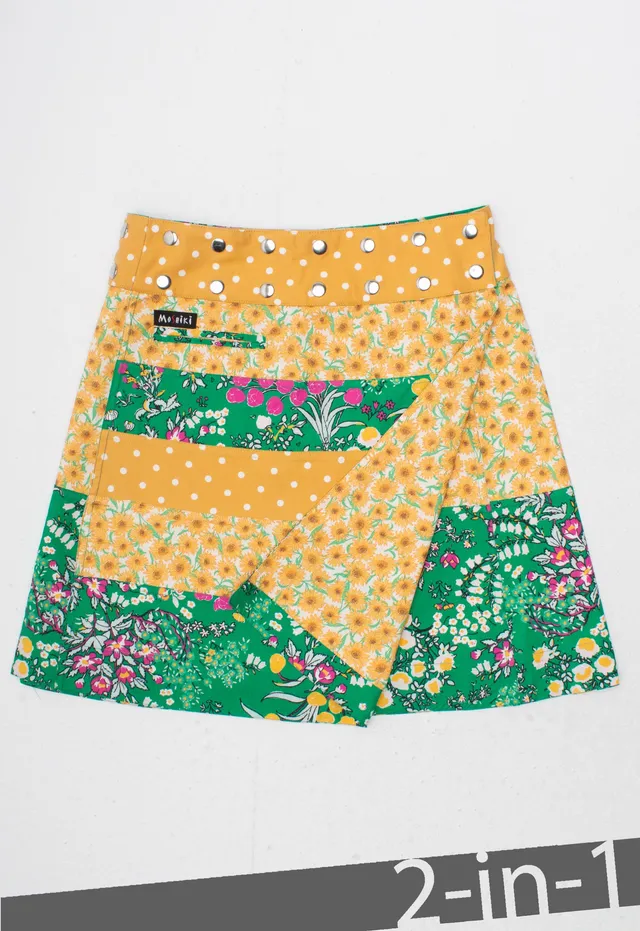 moshiki-hot-cookie-30-wickelrock-baumwolle-50-cm-wendbar image 1