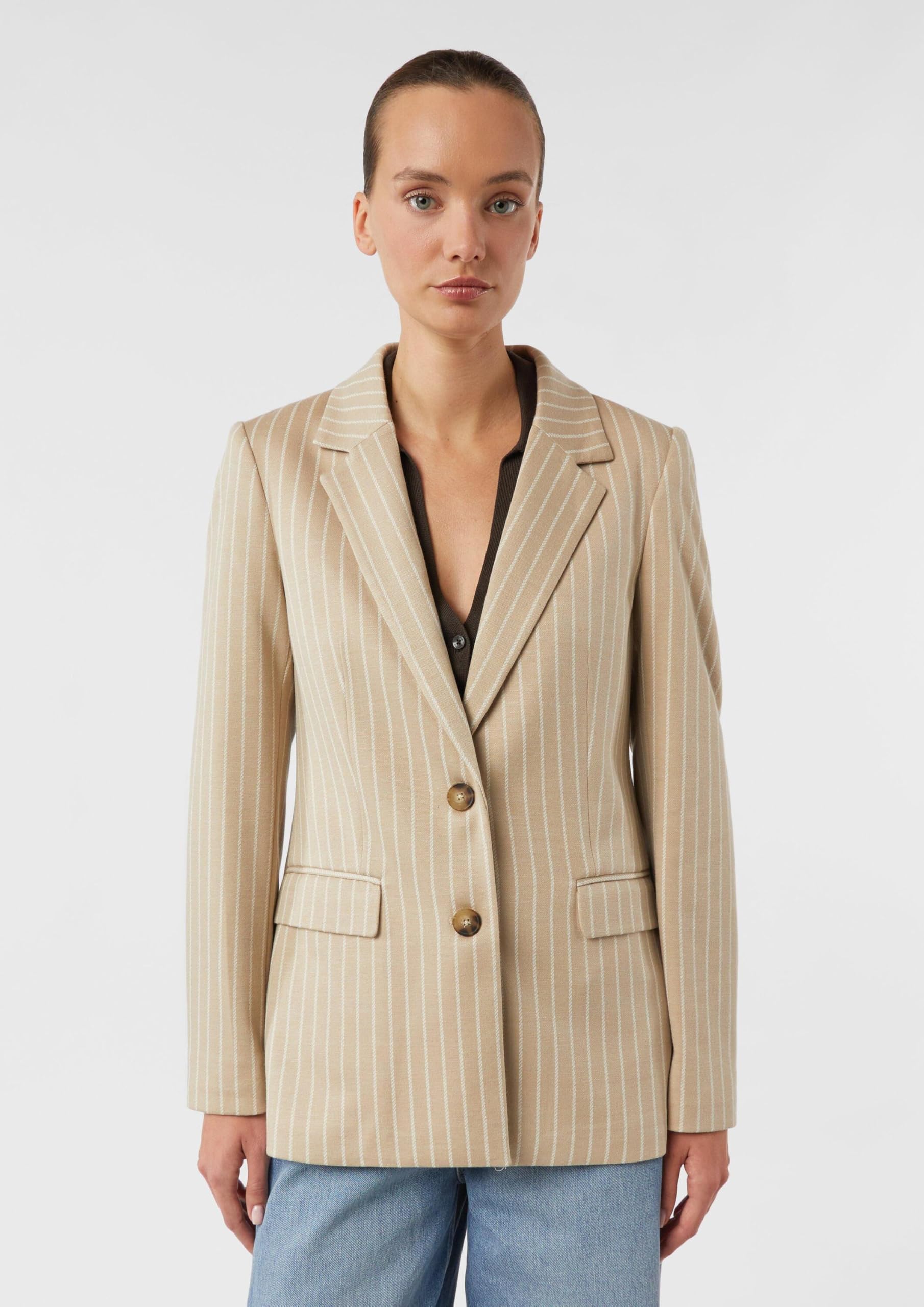 comma-jersey-blazer-nadelstreifen-blazer-f-r-damen image 6