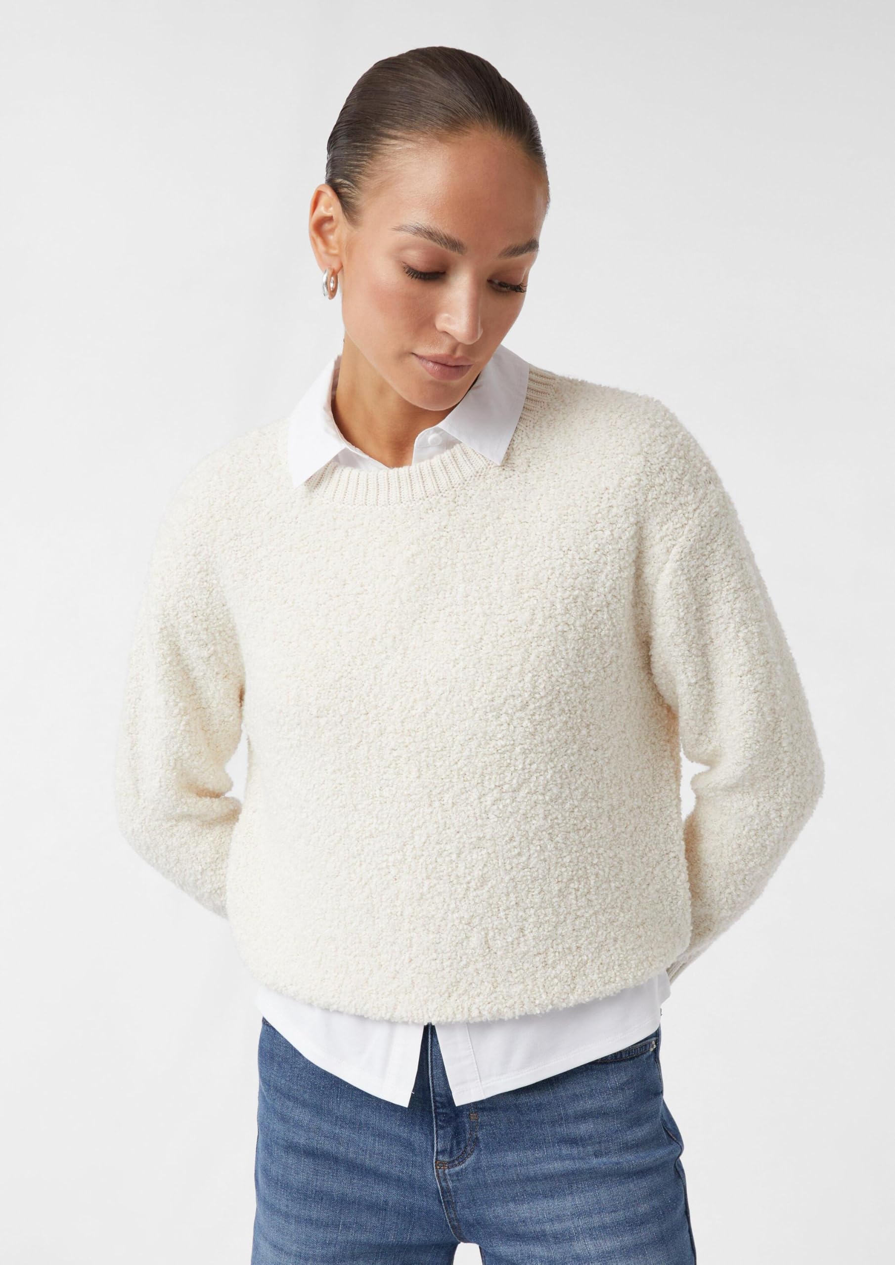 comma-2175111-pullover-boxy-fit-beige-gr-40 image 7