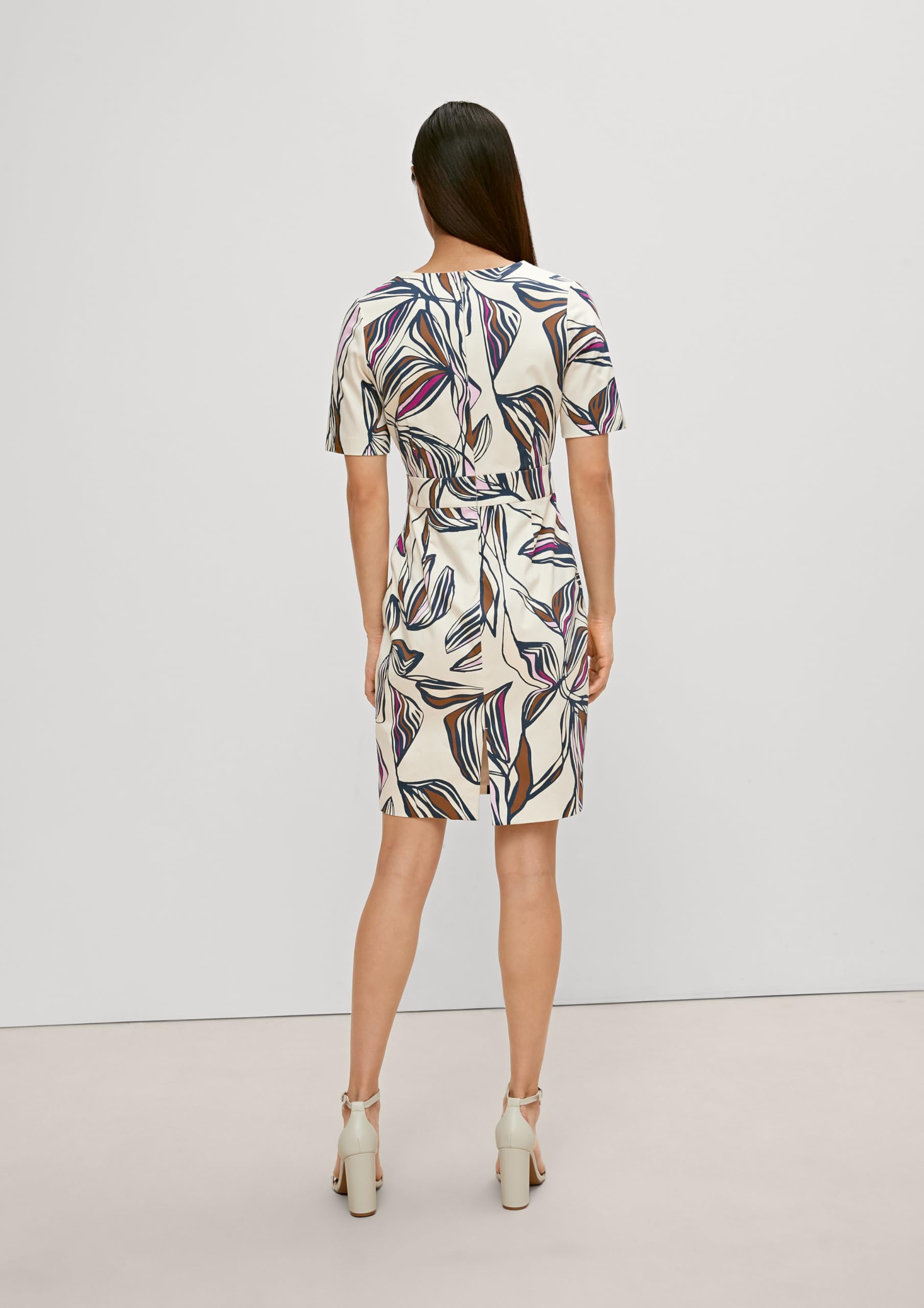 comma-etuikleid-damen-floral-creme-gr-38 image 8