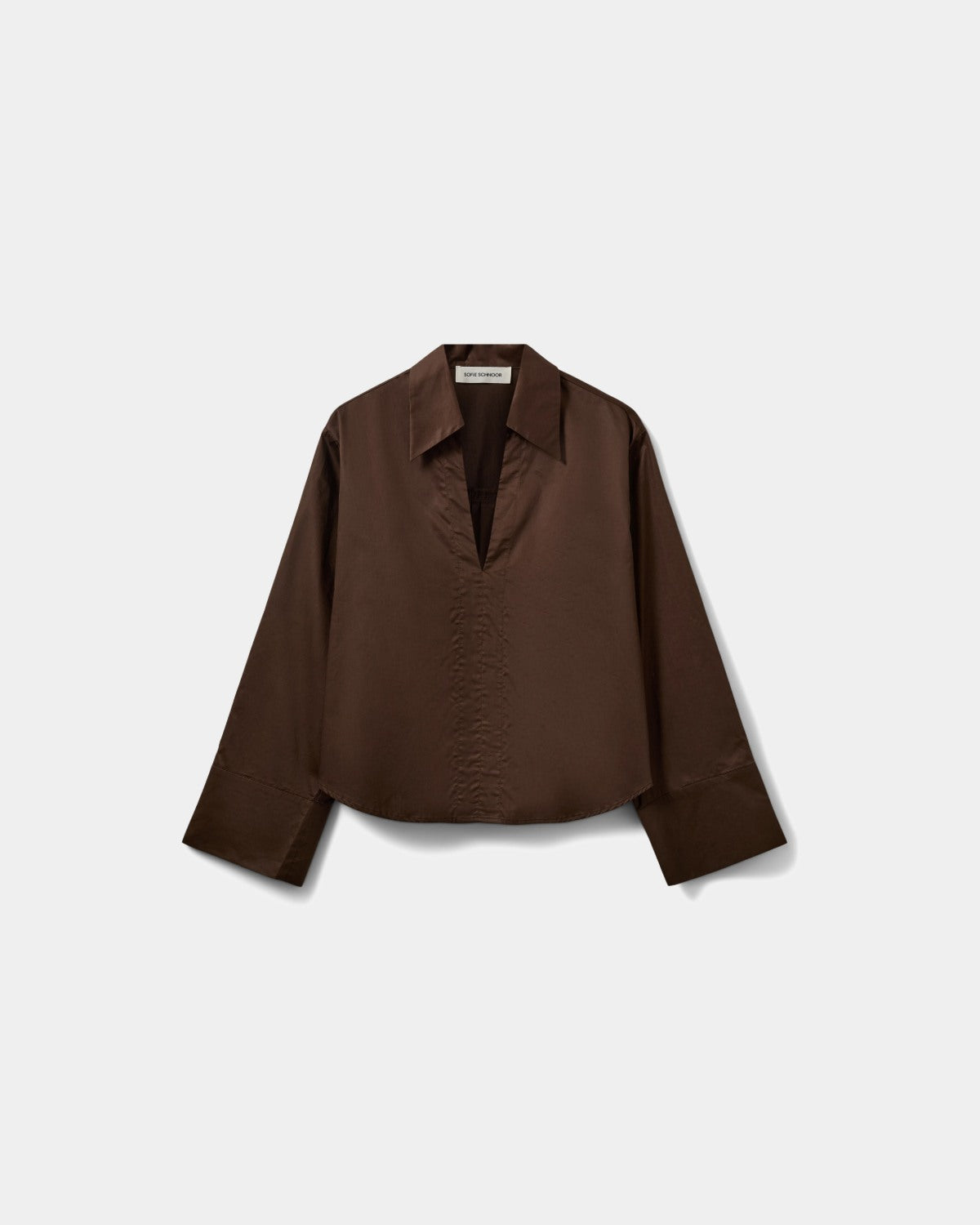 sofie-schnoor-women-anoasw-oversize-bluse-braun-baumwolle image 1